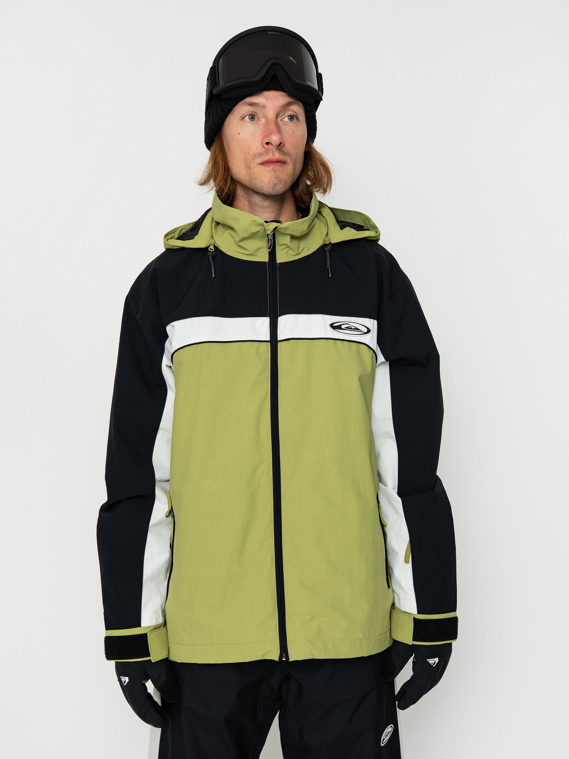 Herren Quiksilver Live Wire Snowboardjacke (green olive)