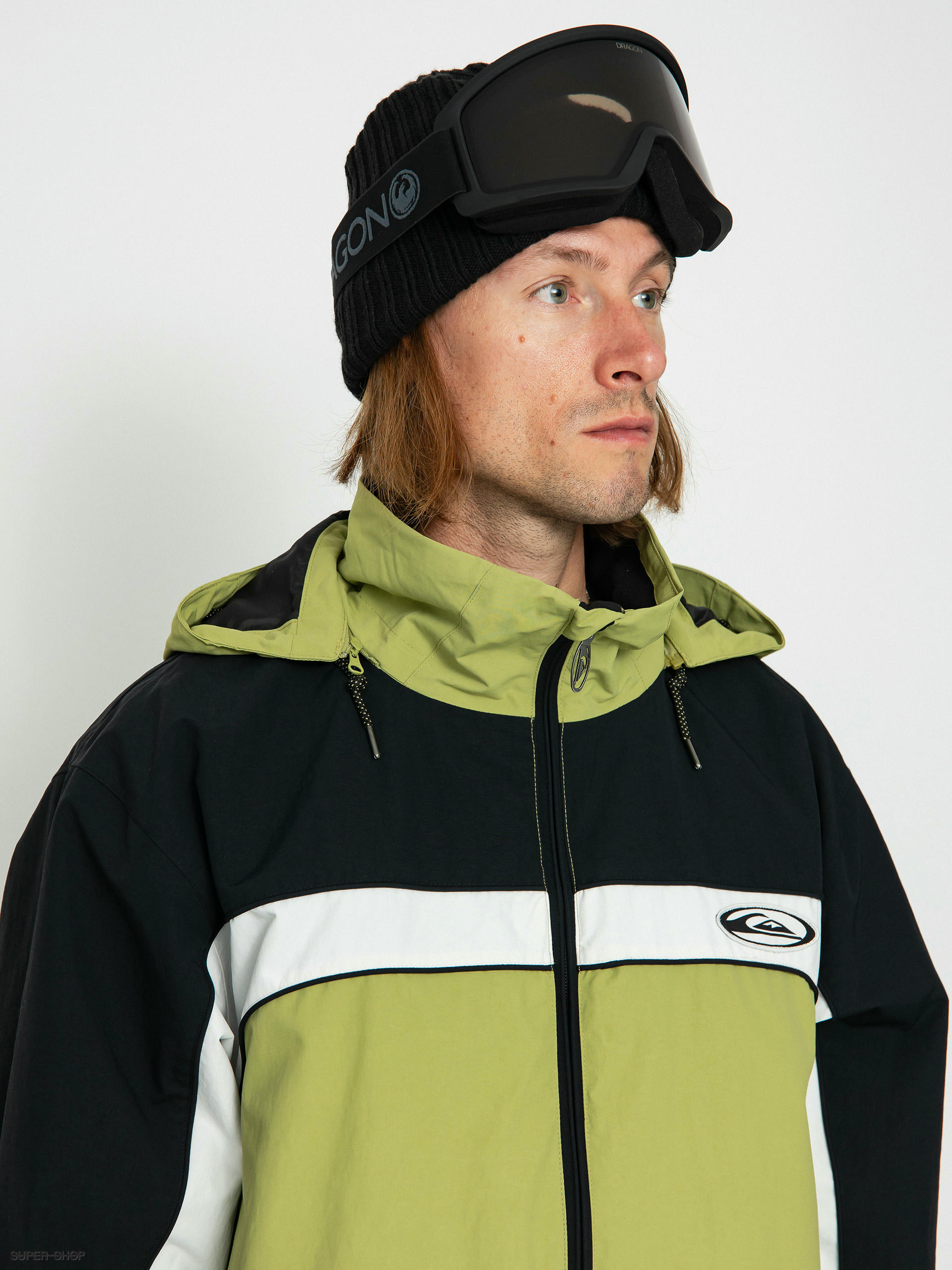 Olive green snow jacket online