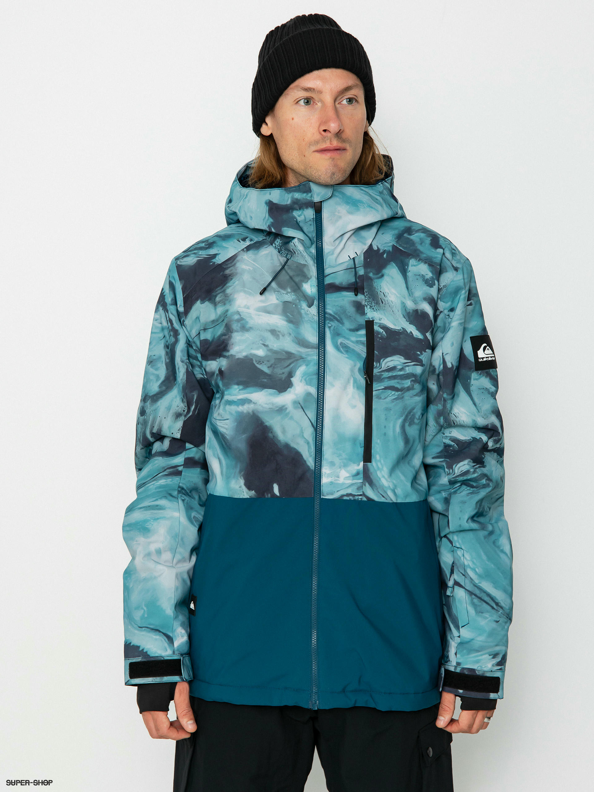 Quiksilver mission printed store insulated snowboard jacket