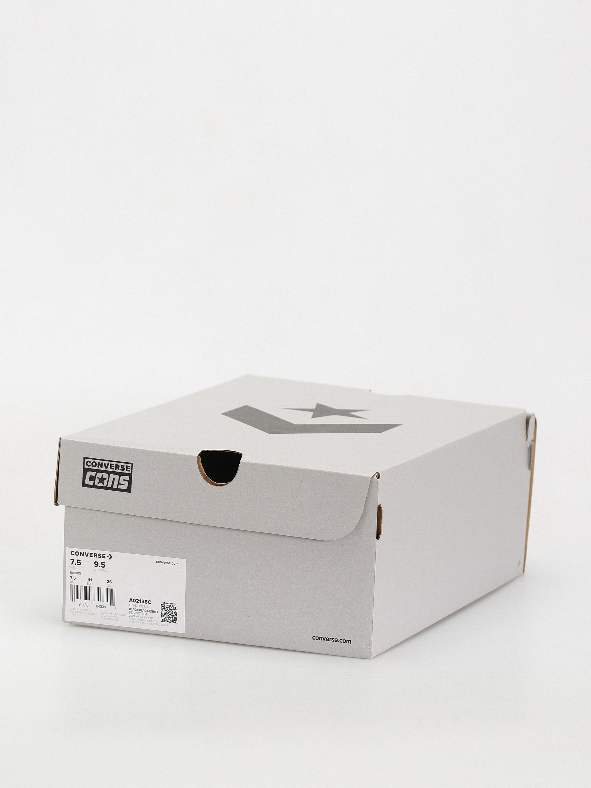 Converse Trampki Chuck Taylor All Star Pro Mid Schuhe (black/black/egret)