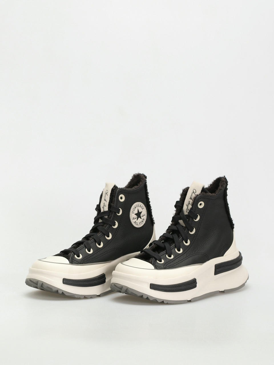 Converse Run Star Legacy Cx Hi Shoes (black/egret)