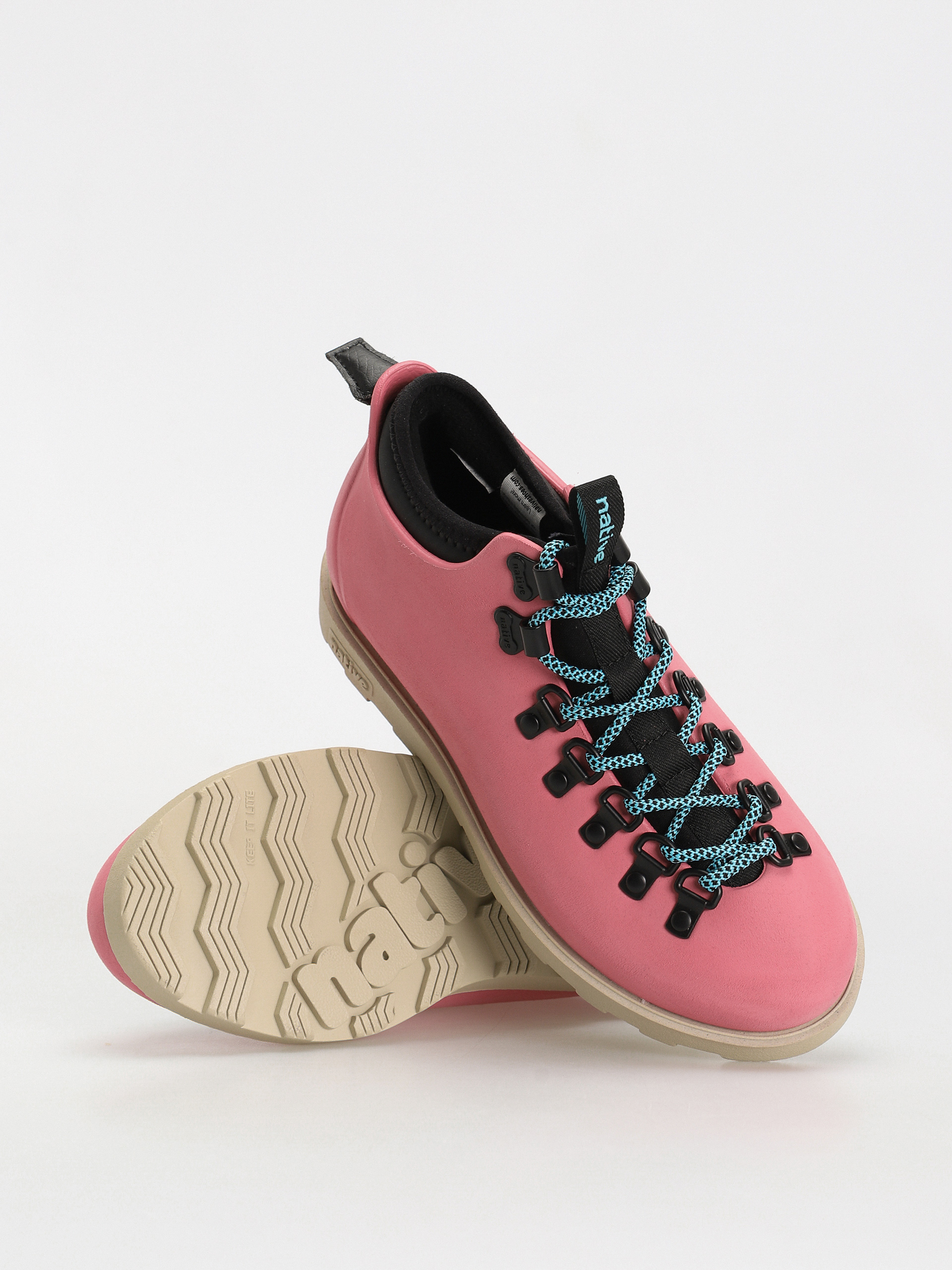 Native Fitzsimmons Citylite Winter shoes (dazzle pink/pepper white/jiffy black)