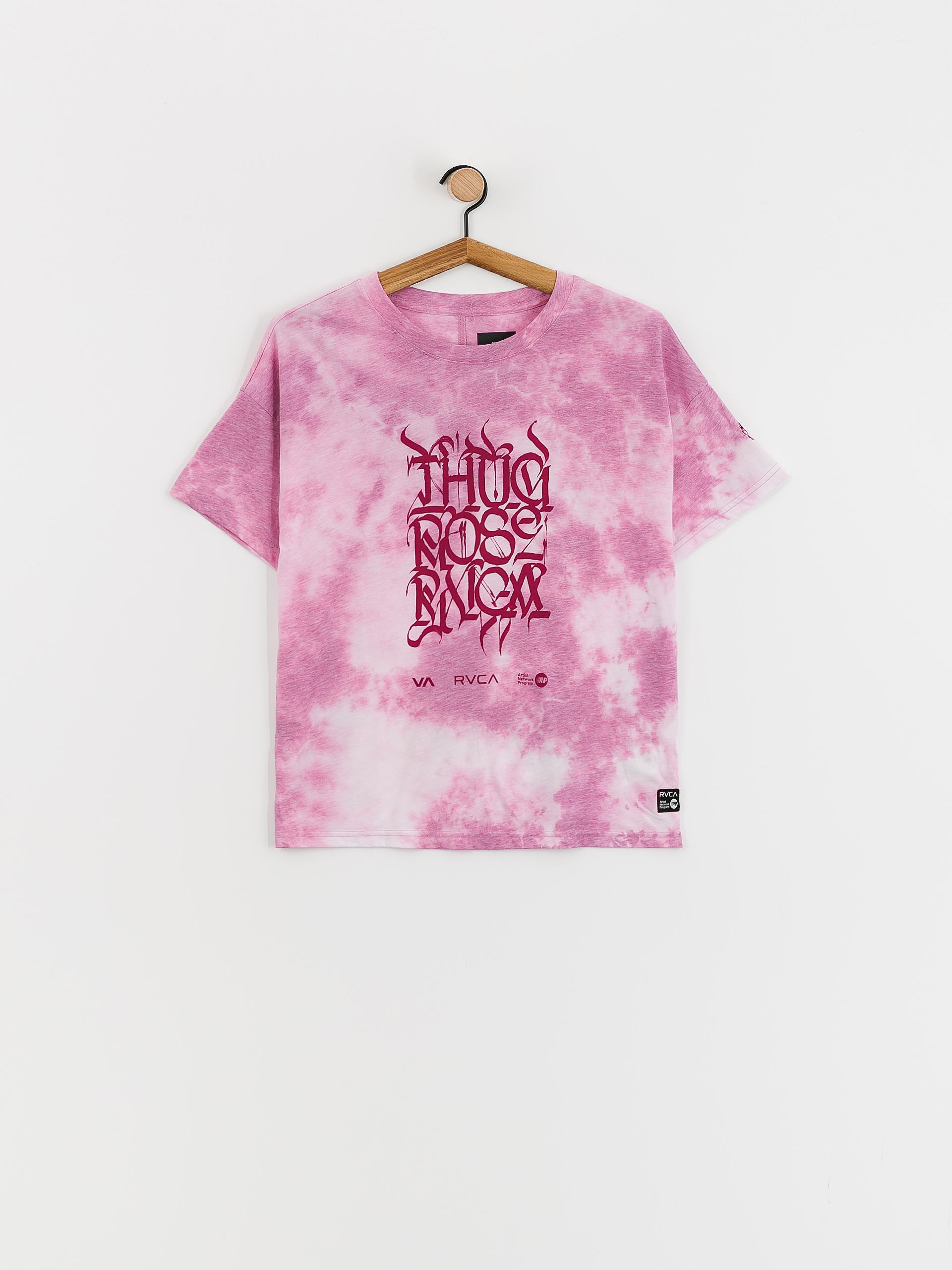 RVCA Thug Rose Oversized T-shirt Wmn (rose pink)