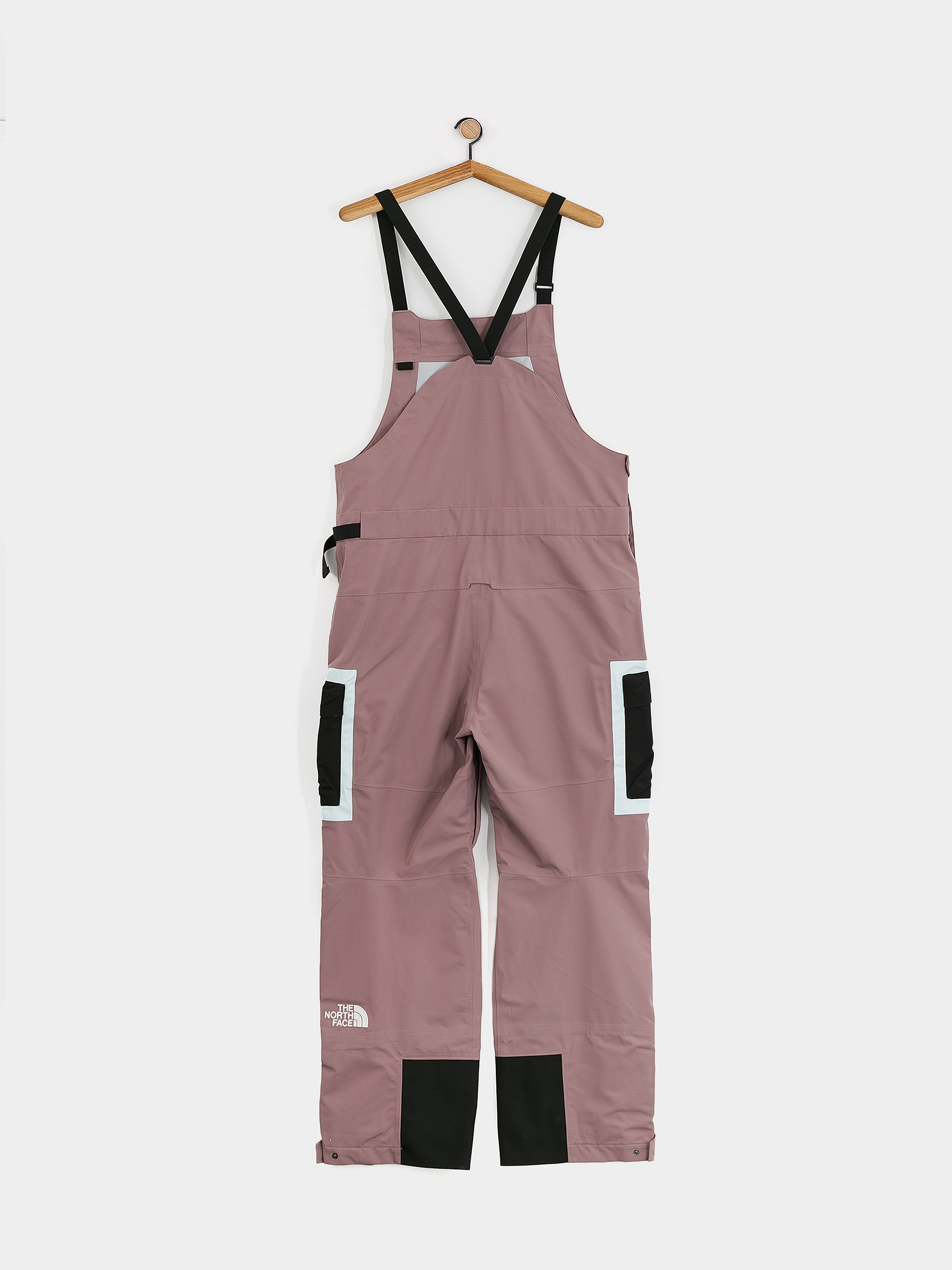 Mens The North Face Dragline Bib Snowboard pants (fawn grey)