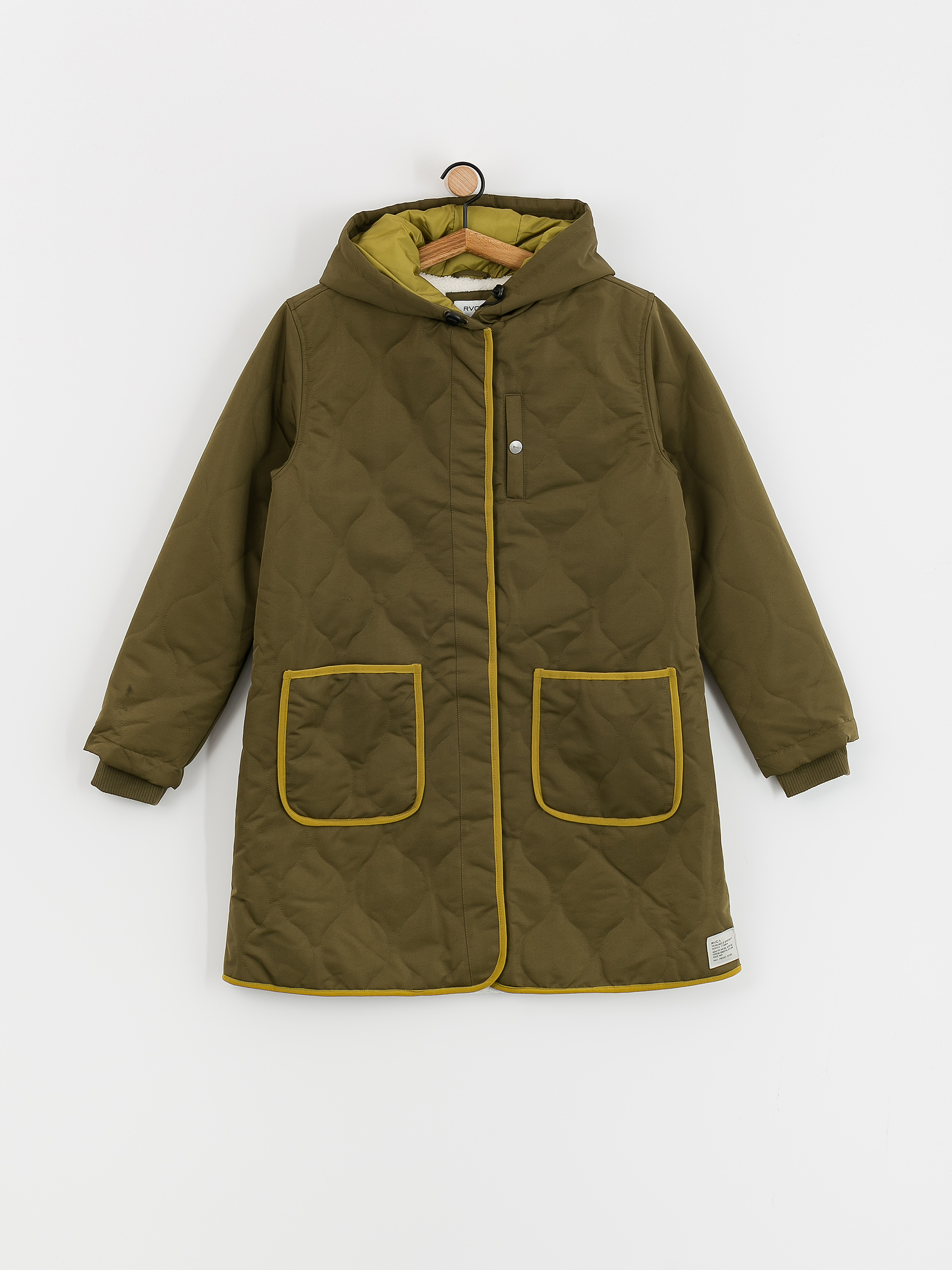 RVCA Jean Parka Jacket Wmn (dark chocolate/dark orange)