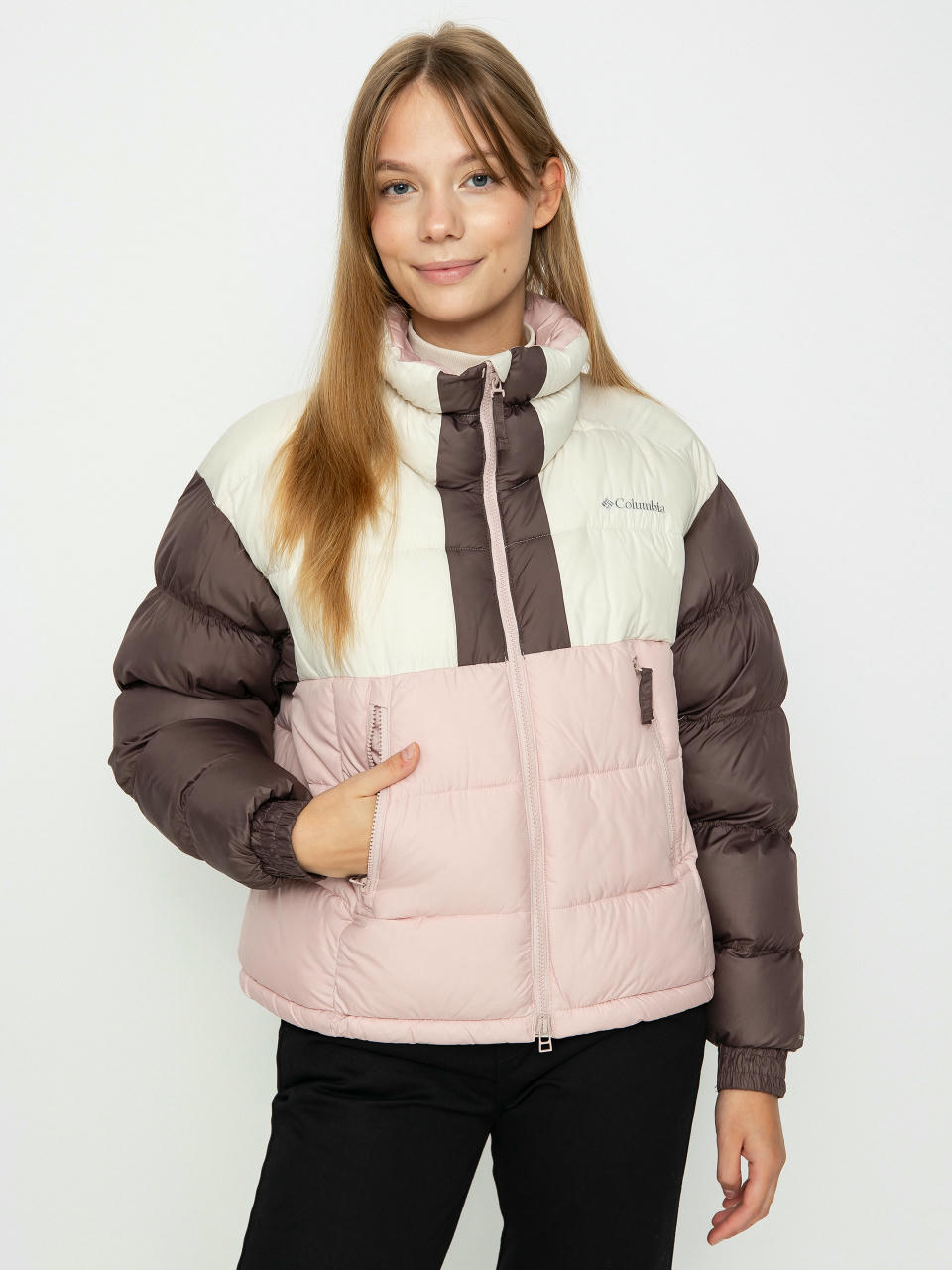 Columbia Pike Lake II Cropped Jacke Wmn (dusty pink/chalk/basalt)