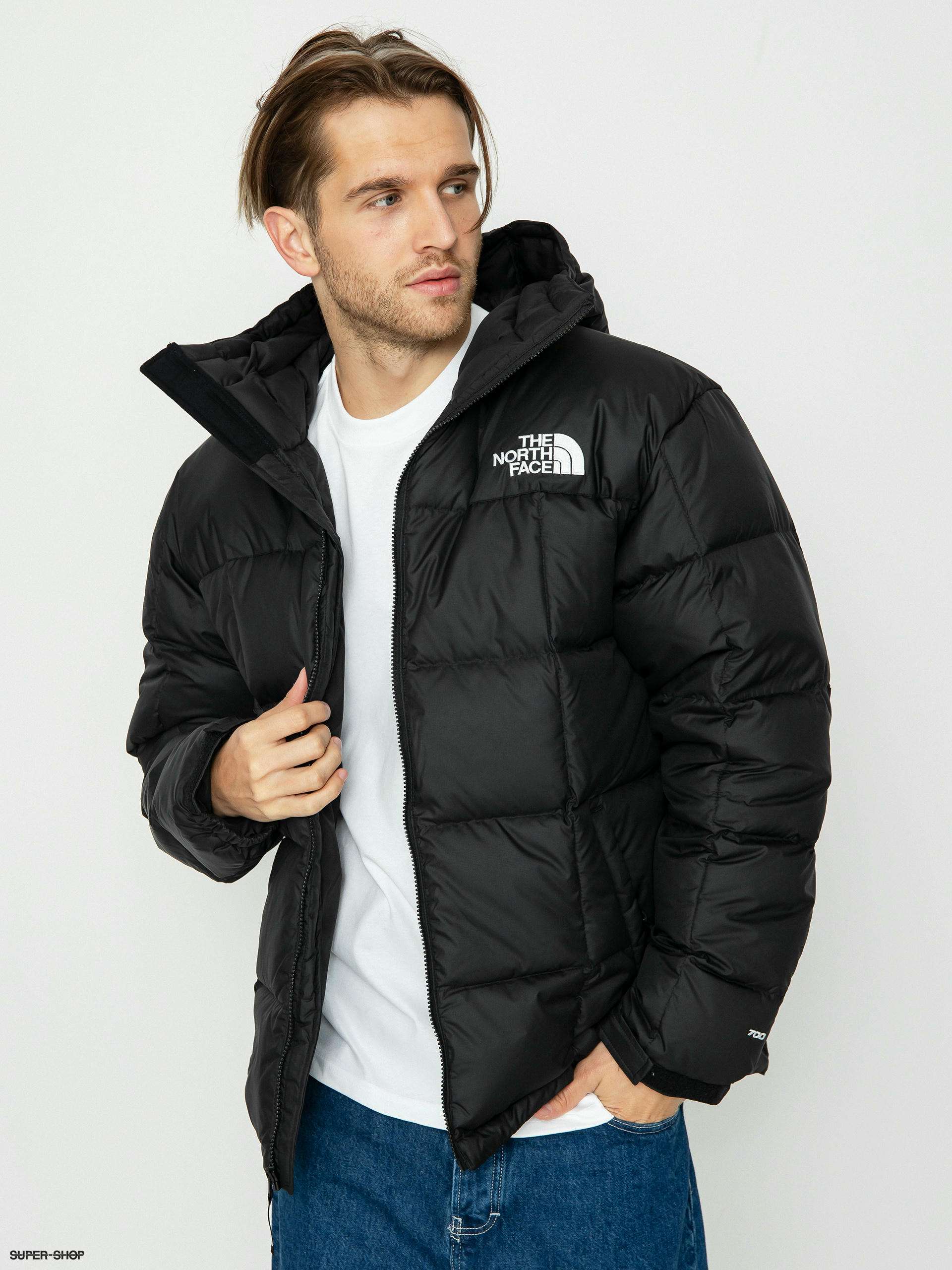 Black north best sale face hooded jacket