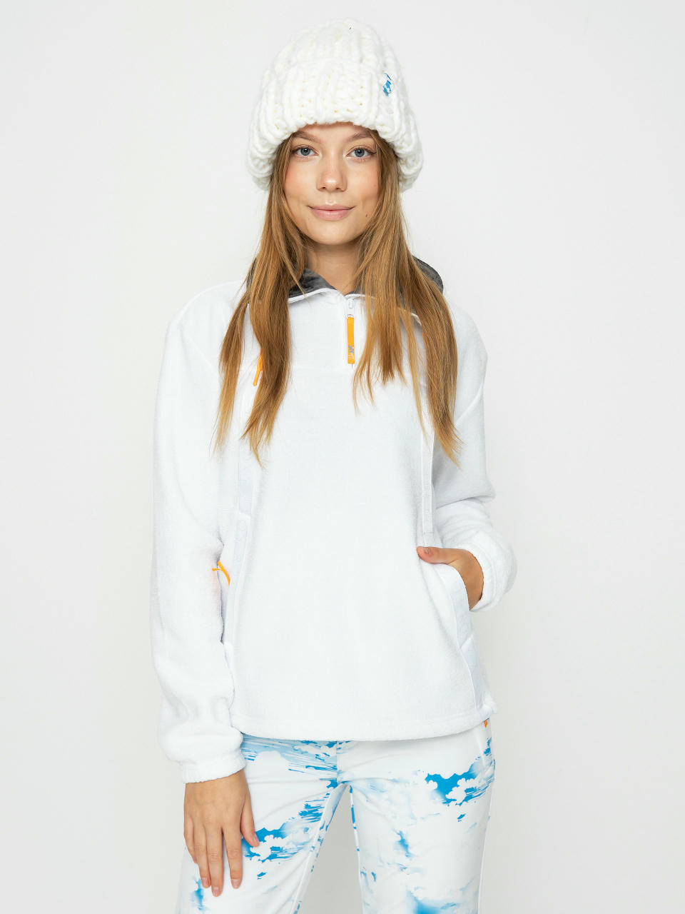 Roxy Chloe Kim Fleece jacke Wmn (bright white)