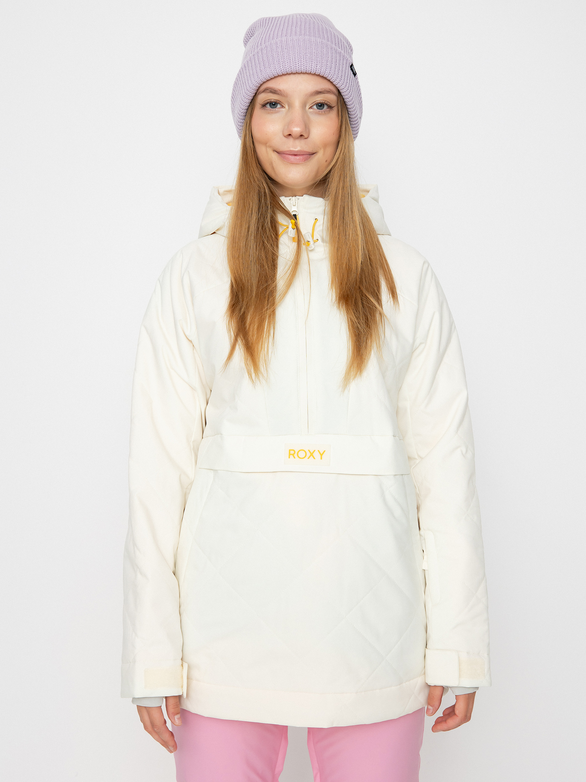 Damen Roxy Radiant Lines Overhead Snowboardjacke (egret)