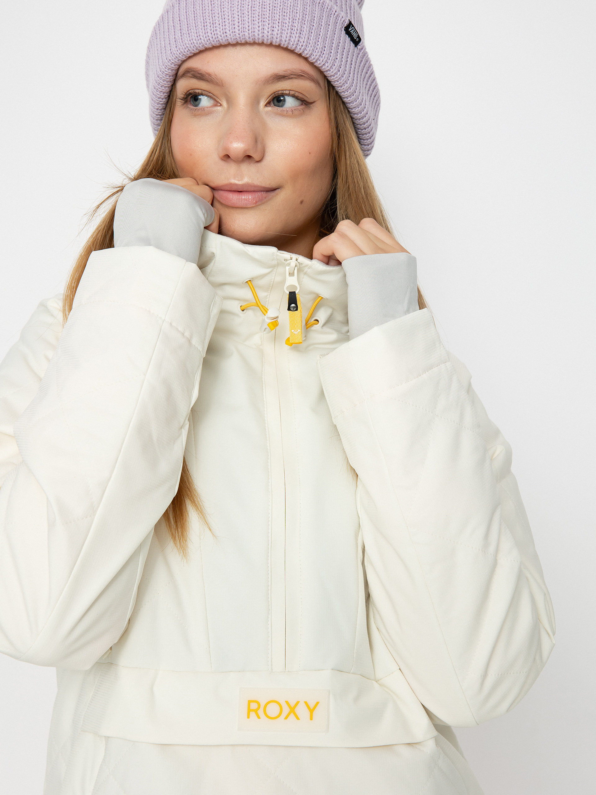 Womens Roxy Radiant Lines Overhead Snowboard jacket (egret)