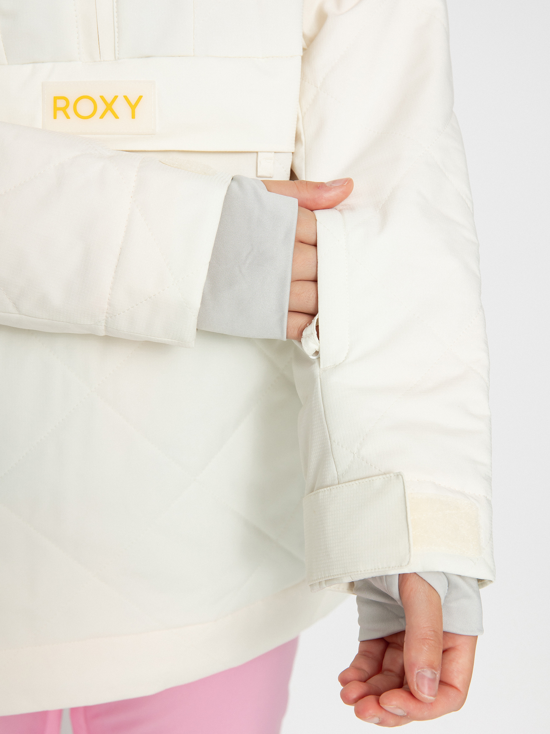 Womens Roxy Radiant Lines Overhead Snowboard jacket (egret)