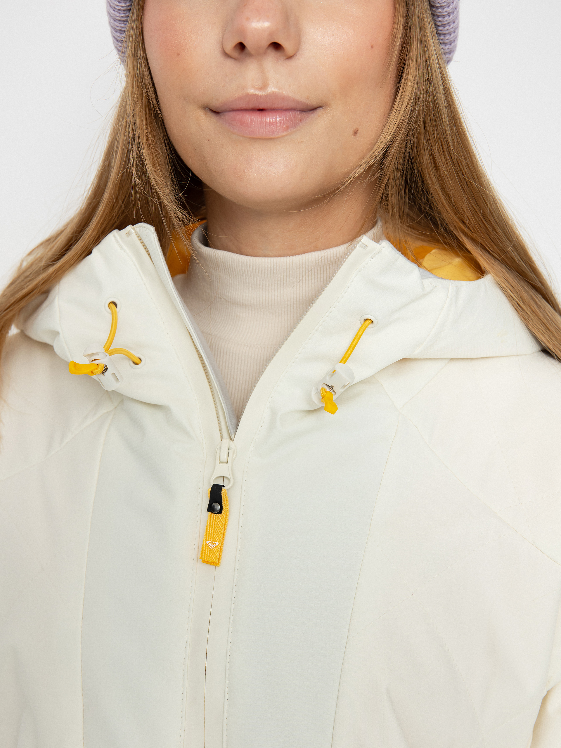 Womens Roxy Radiant Lines Overhead Snowboard jacket (egret)