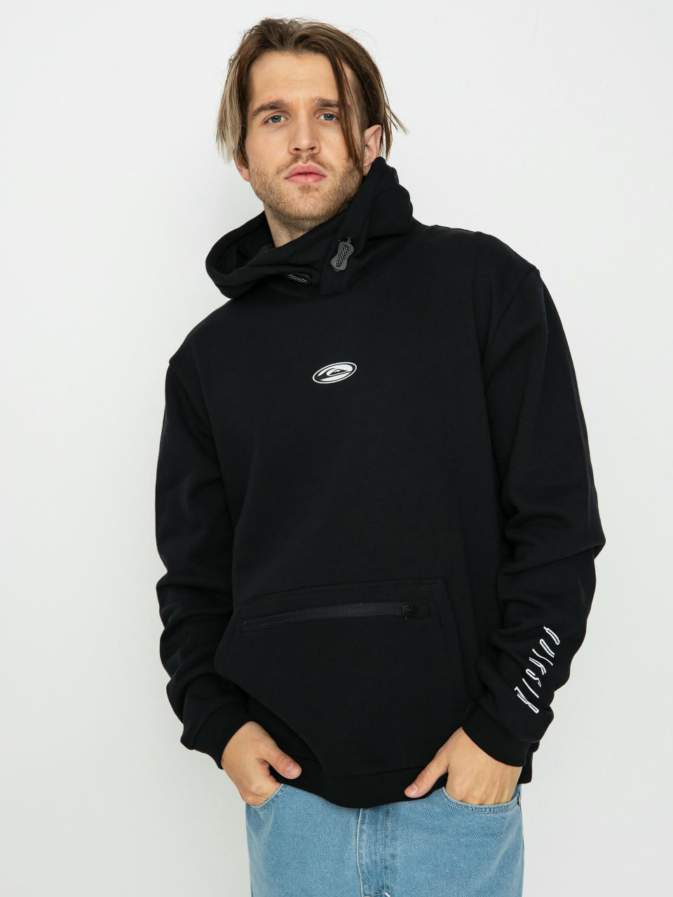 Quiksilver Big Logo Tech HD Active sweatshirt (true black)