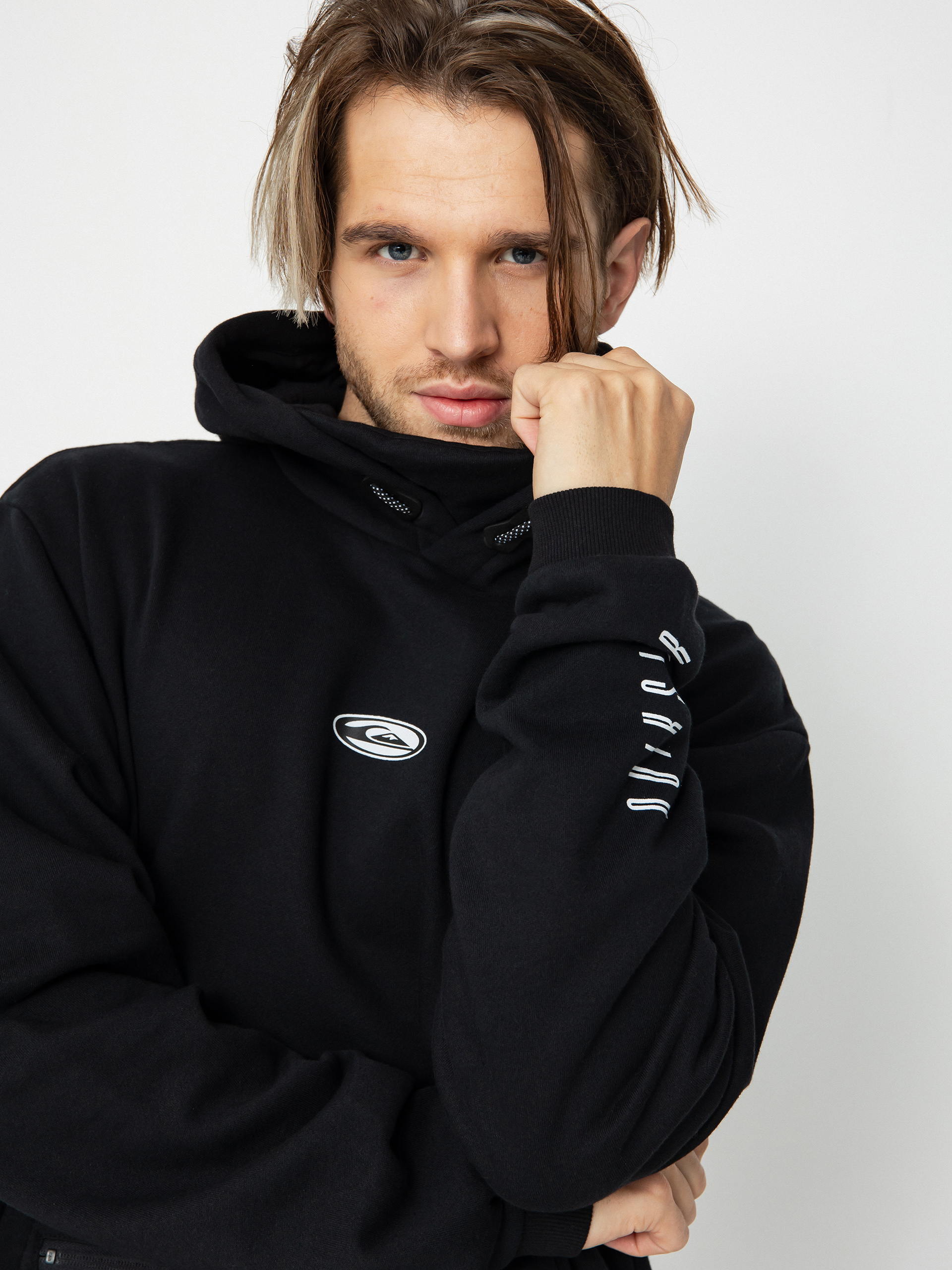 Quiksilver big logo online tech hoodie