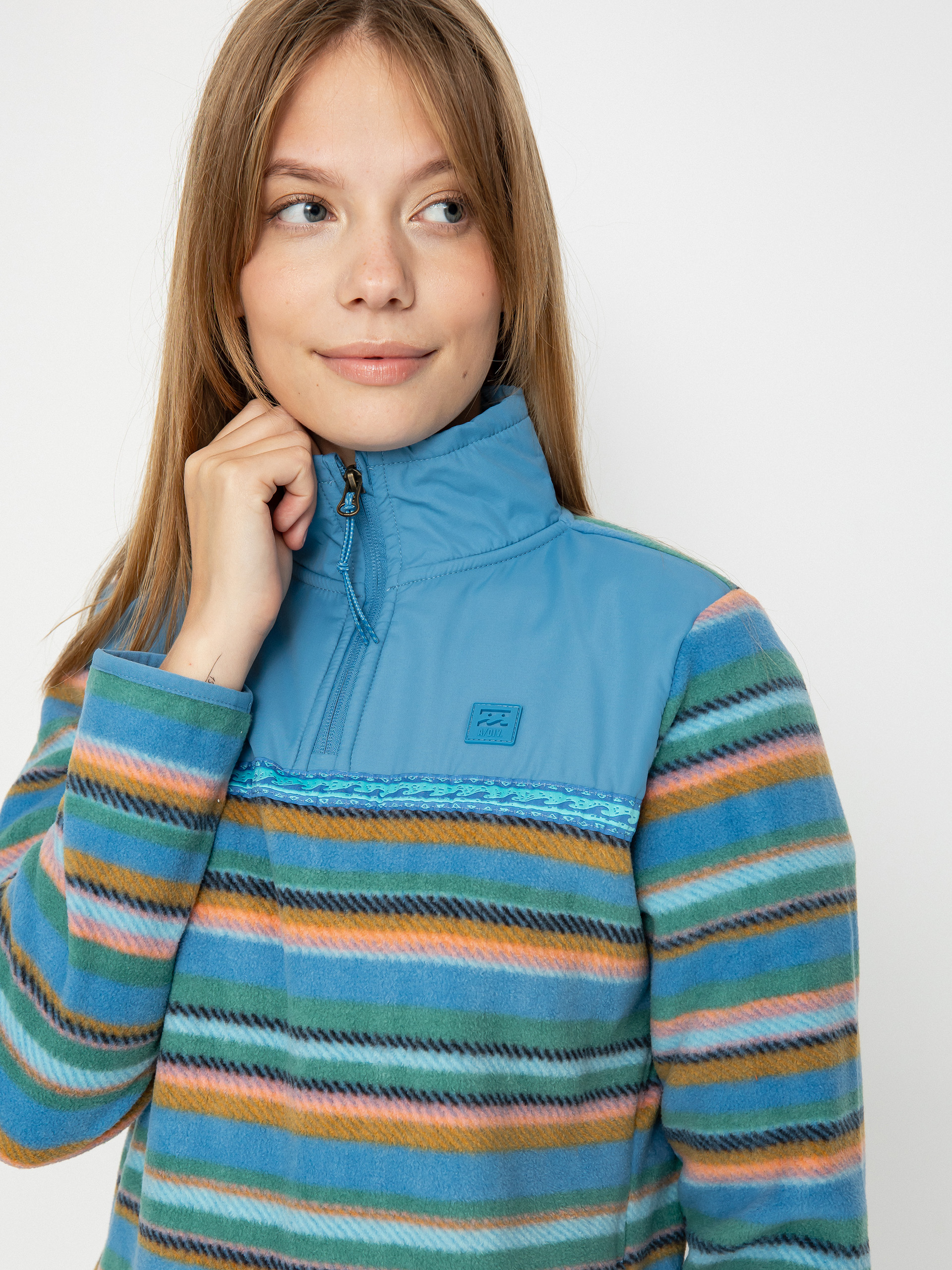 Damen Billabong Boundary Lite Fleecejacke (stormy blue)