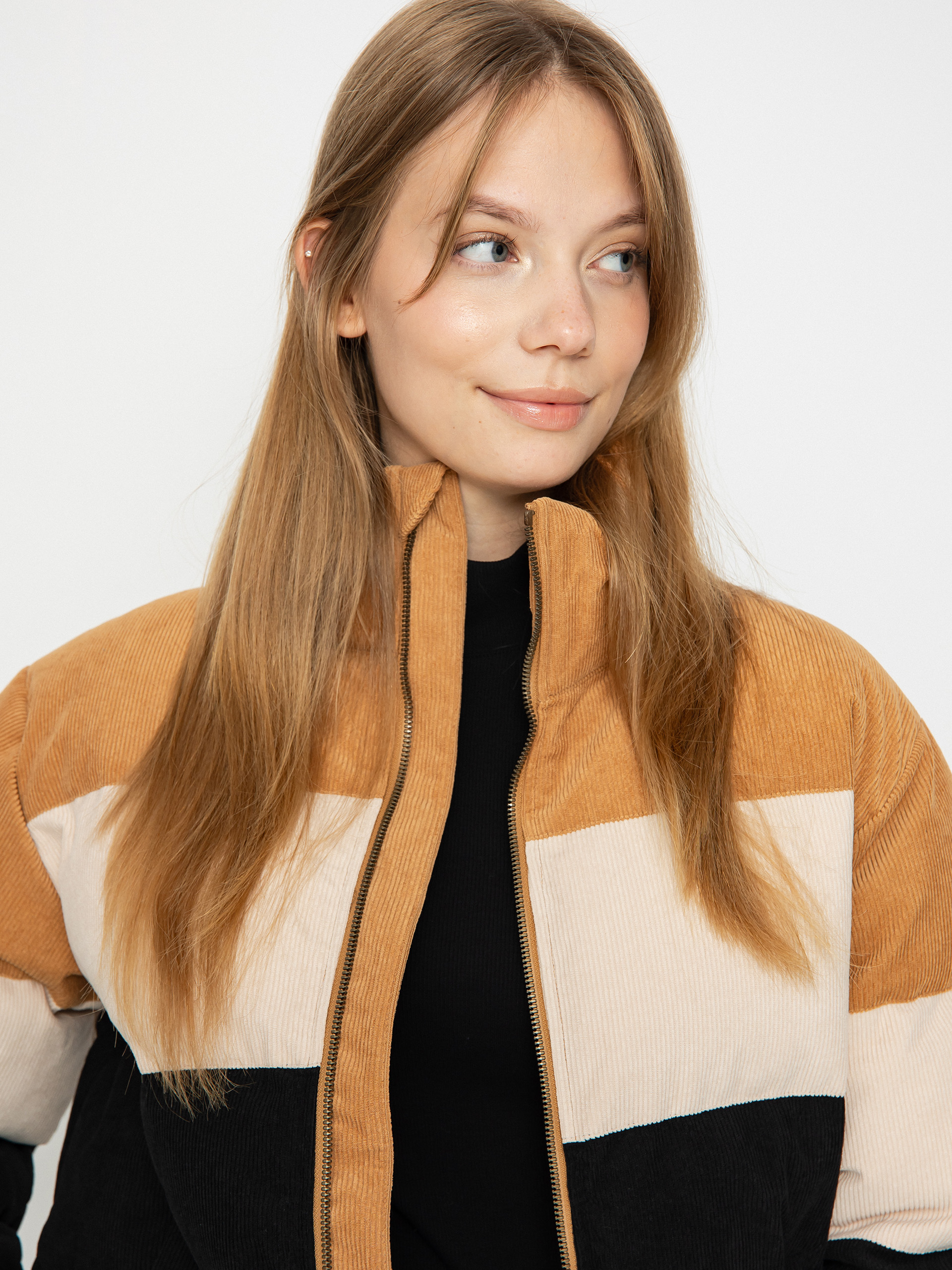 Iriedaily Cordy Puffer Jacke Wmn (black)