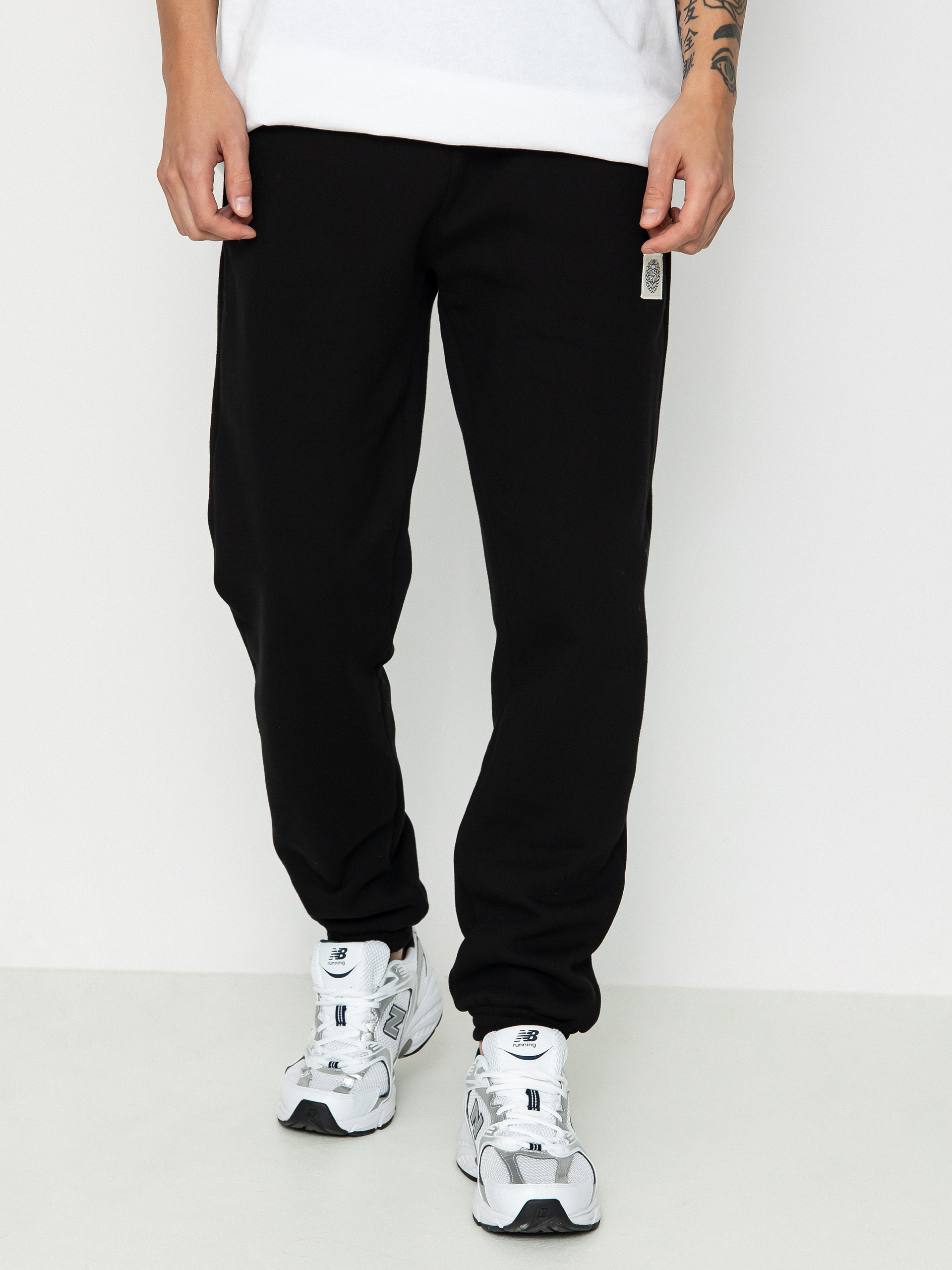 MassDnm Patch Straight Fit Pants (black)