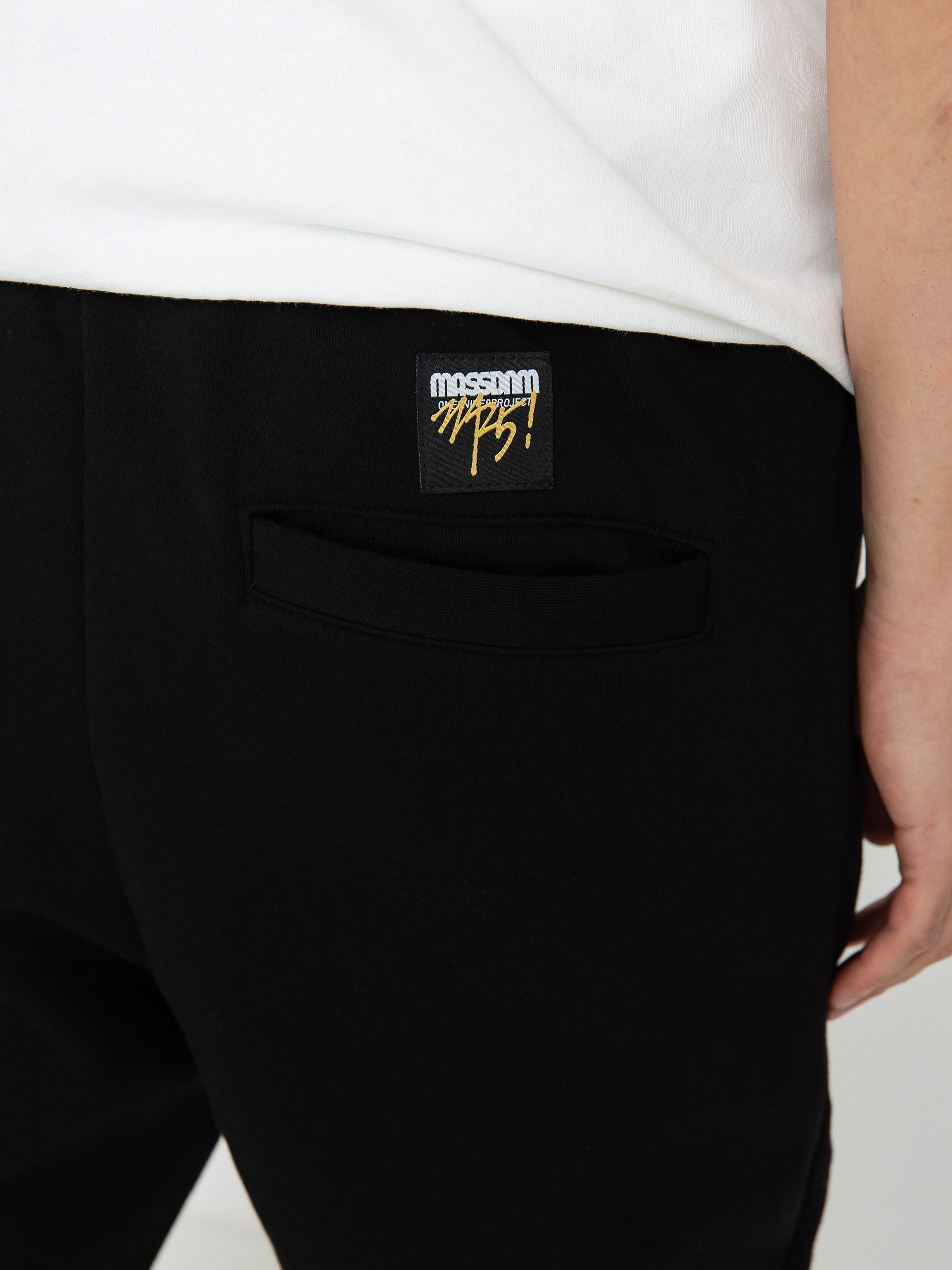 MassDnm Patch Straight Fit Pants (black)
