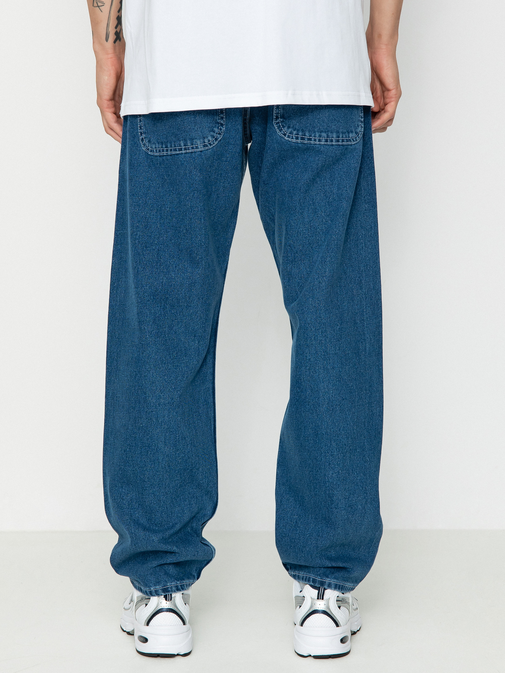 MassDnm Craft Jeans Baggy Fit Pants (blue)