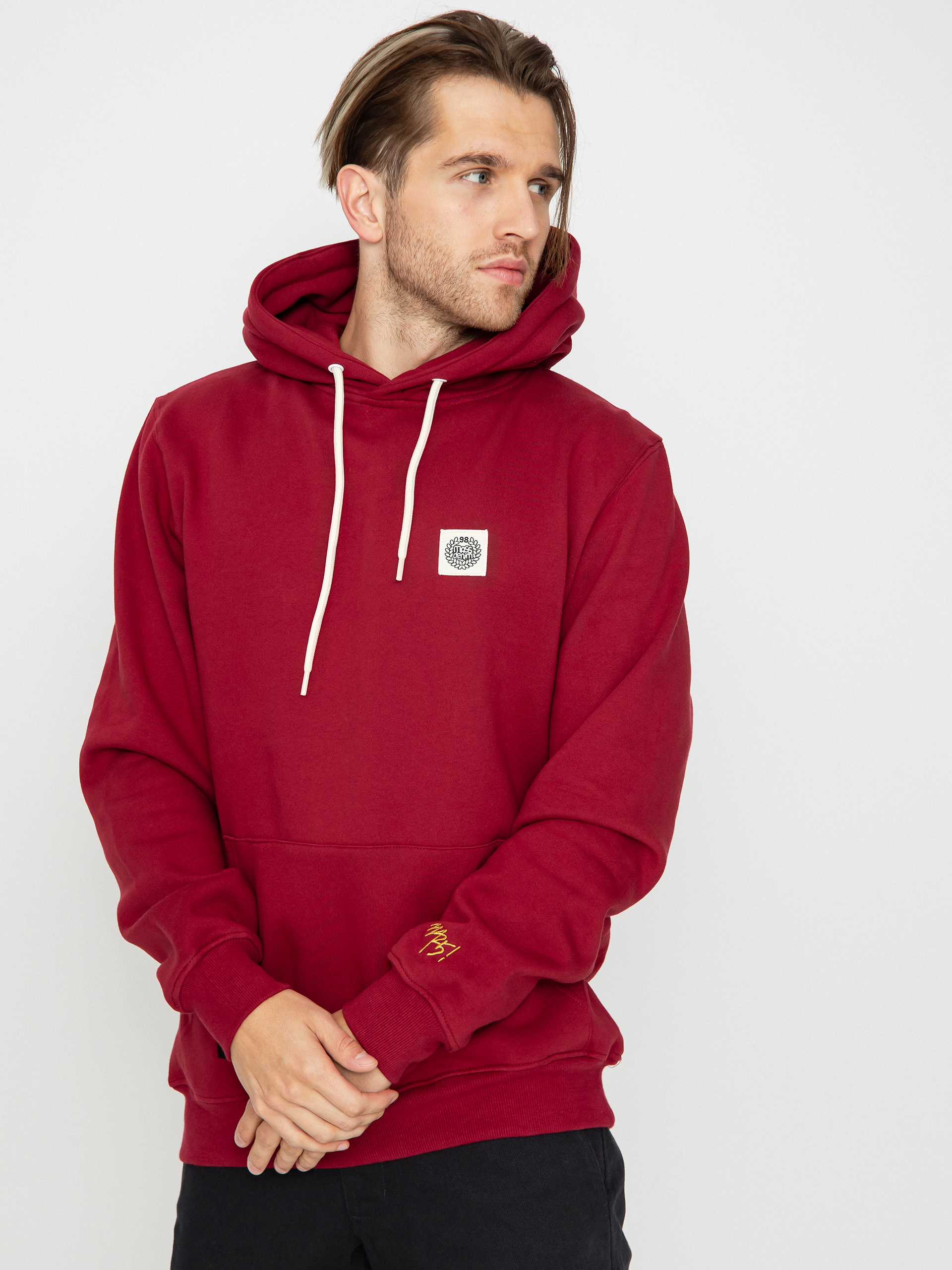 MassDnm Patch HD Hoodie (claret)