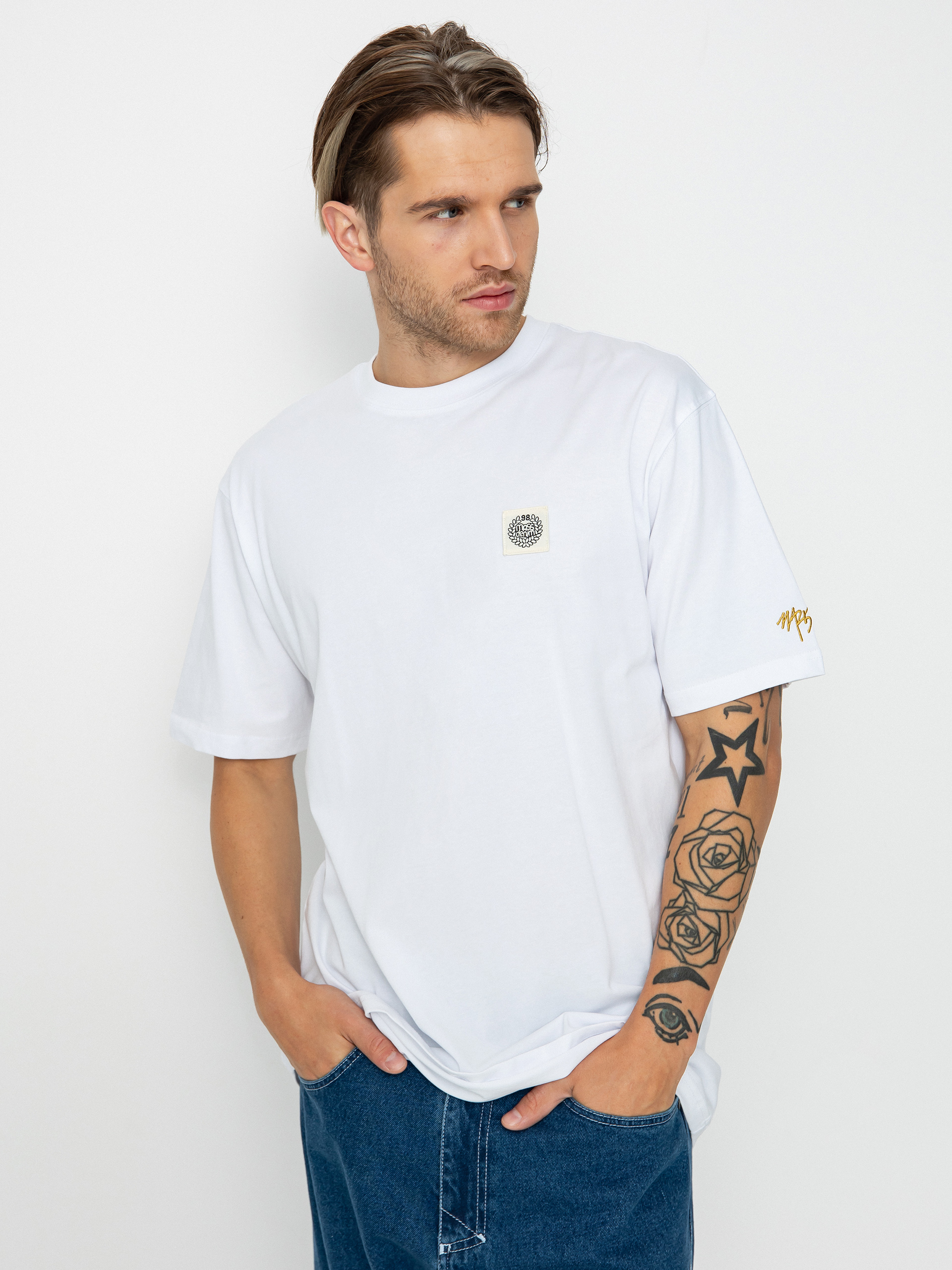 MassDnm Patch T-shirt (white)