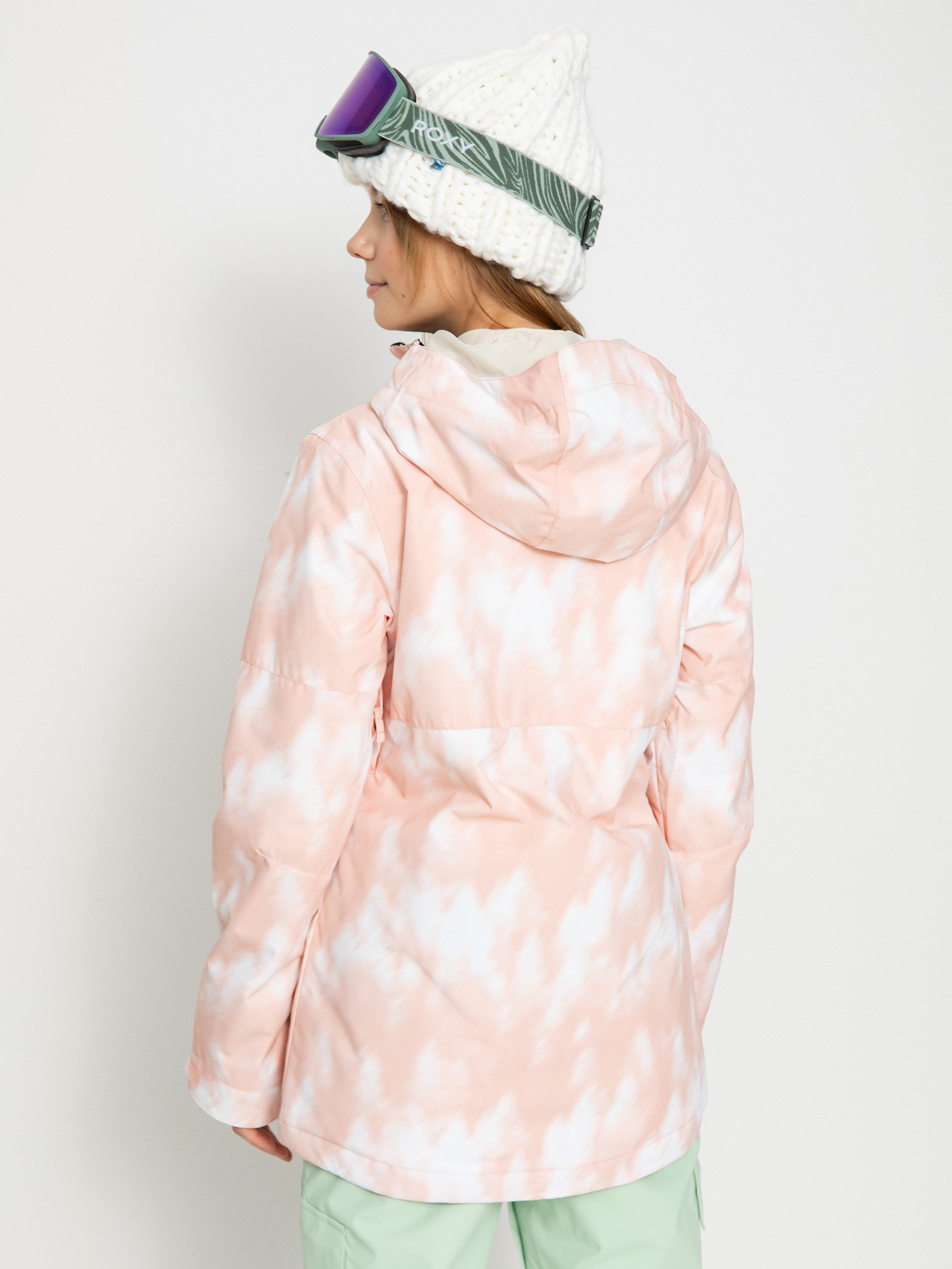 Womens DC Cruiser Snowboard jacket (pink tree runs)