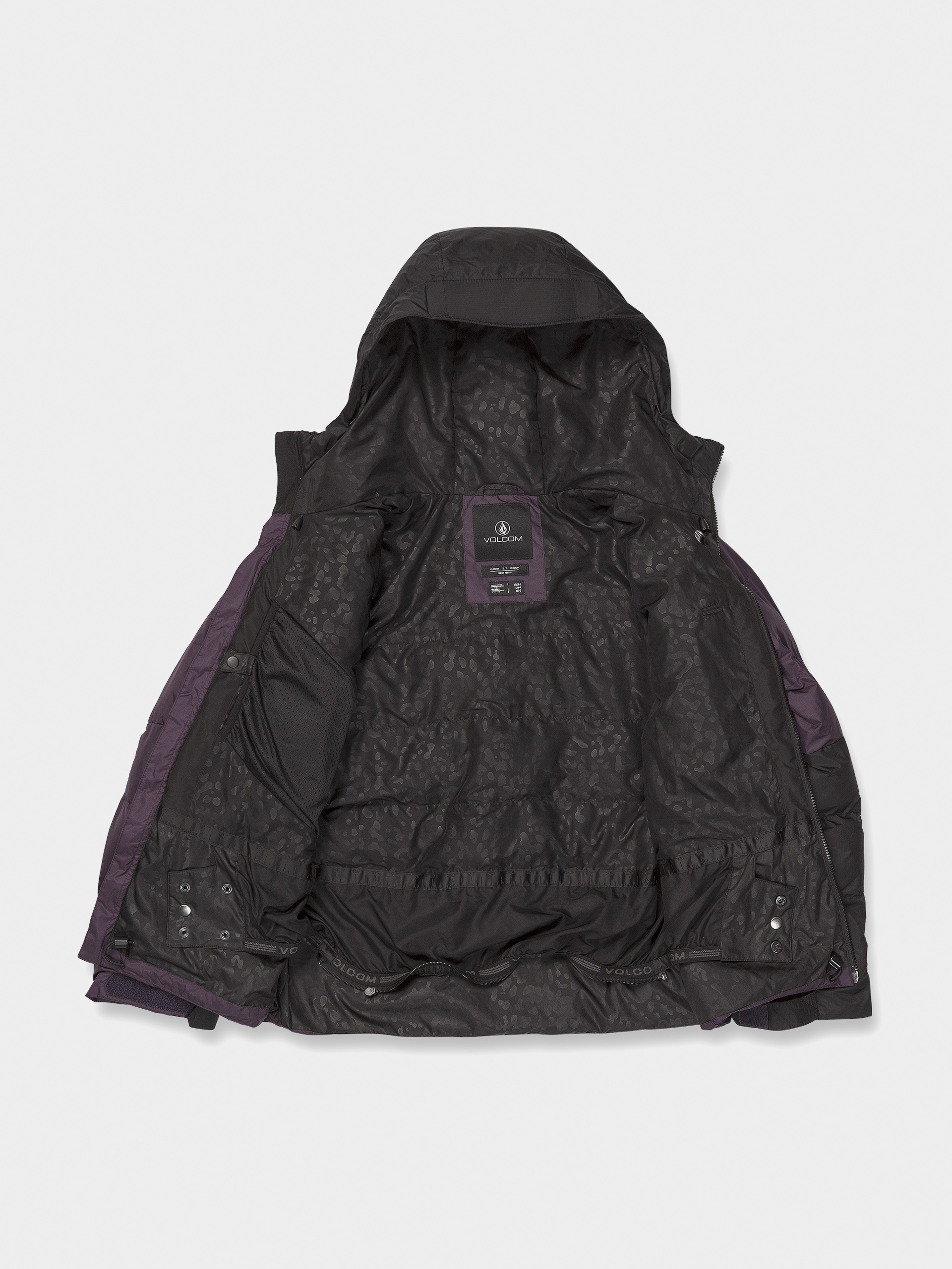 Womens Volcom Puffleup Snowboard jacket (blackberry)