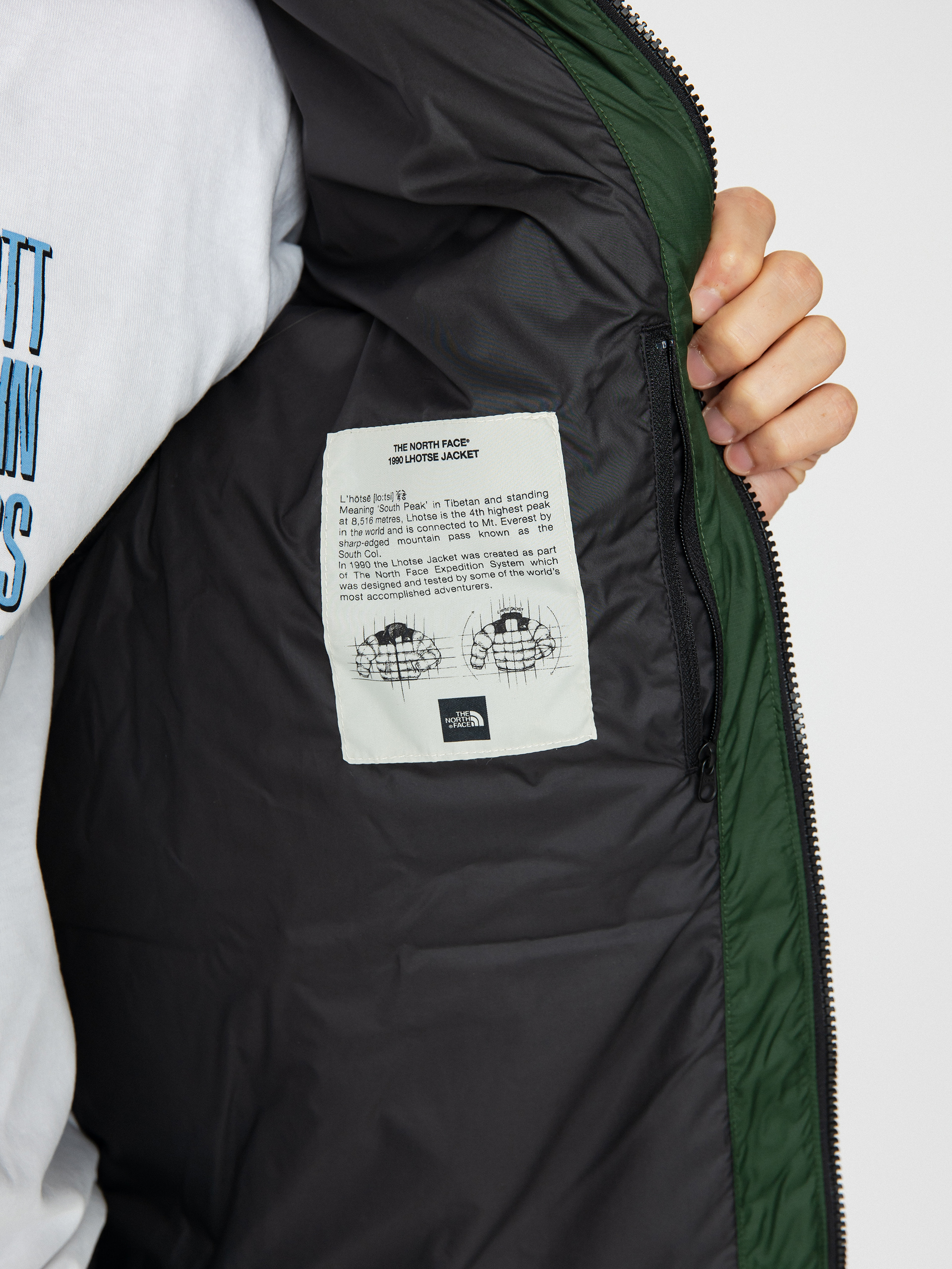 The North Face Lhotse Jacket (pine needle/tnf black)