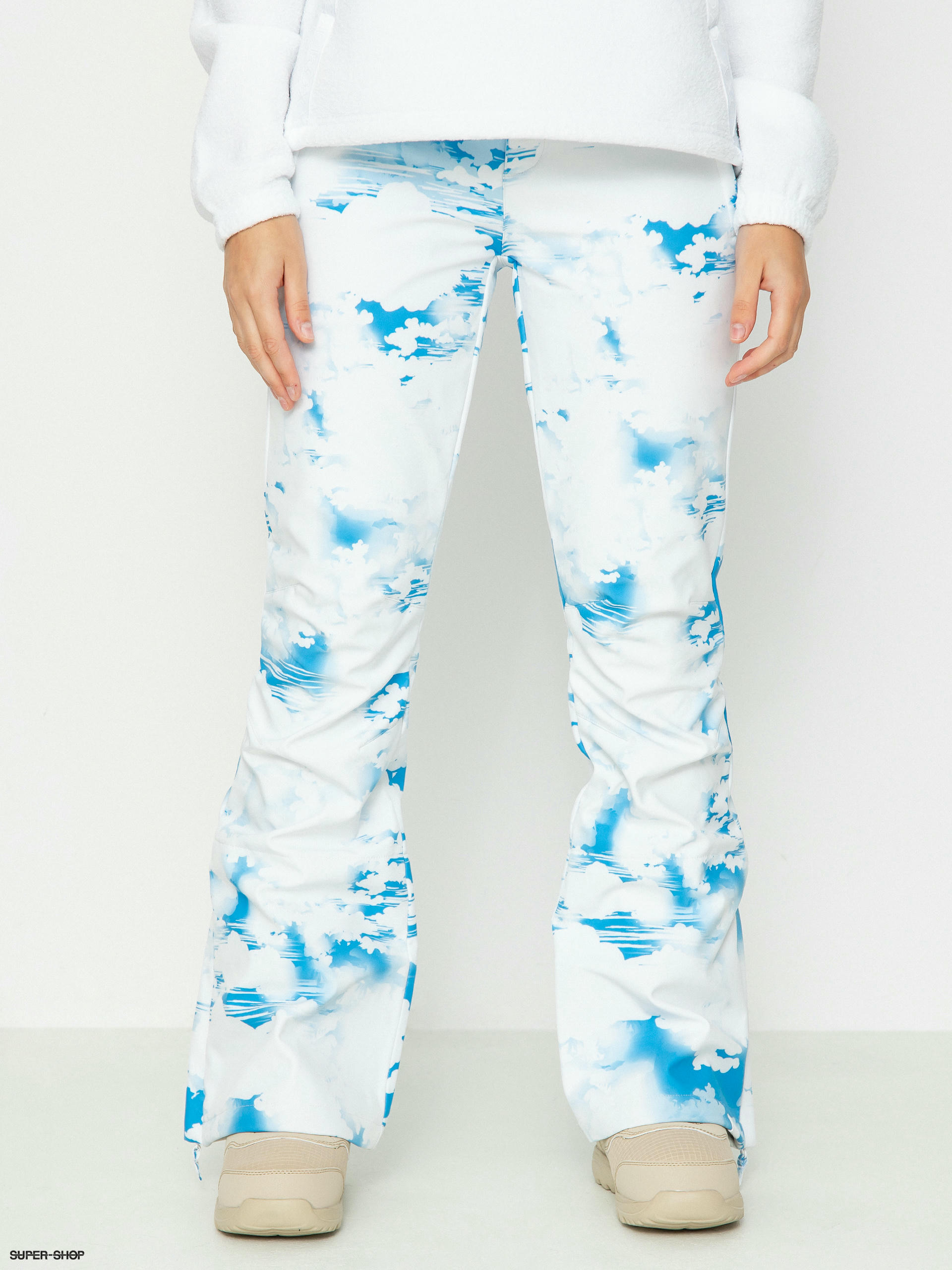 Womens Roxy Chloe Kim Snowboard pants (azure blue clouds)
