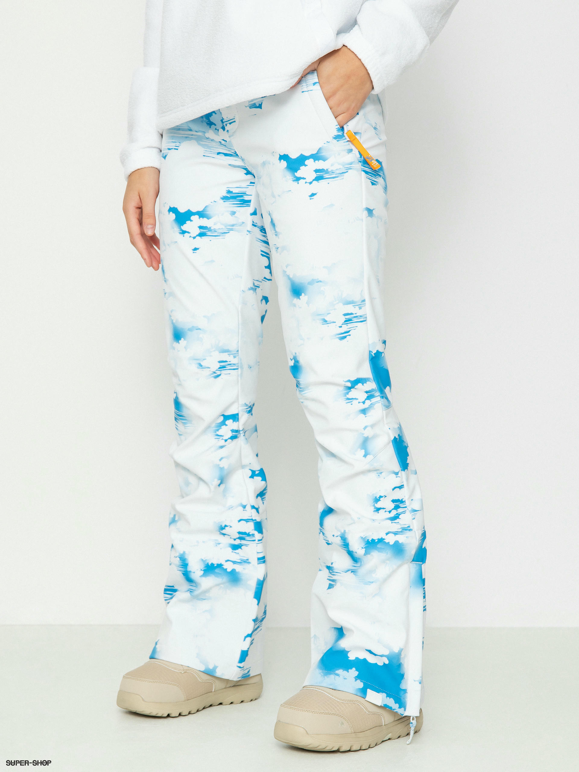 Womens Roxy Chloe Kim Snowboard pants (azure blue clouds)