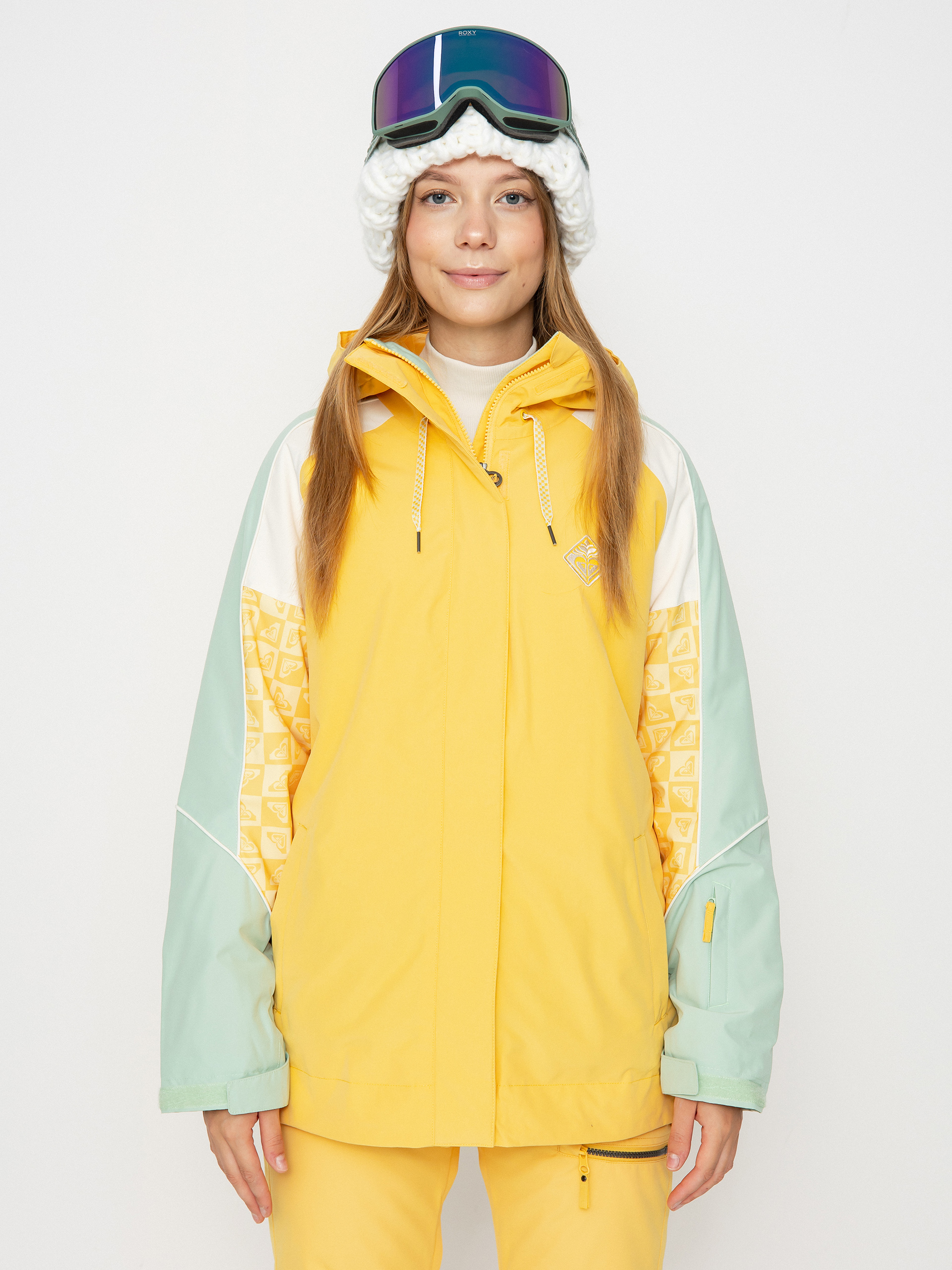 Womens Roxy Highridge Snowboard jacket (sunset gold)