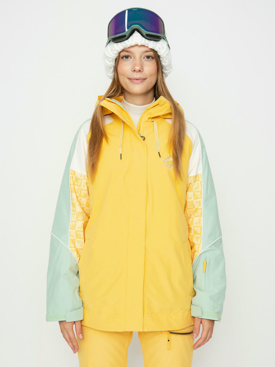 Damen Roxy Highridge Snowboardjacke (sunset gold)