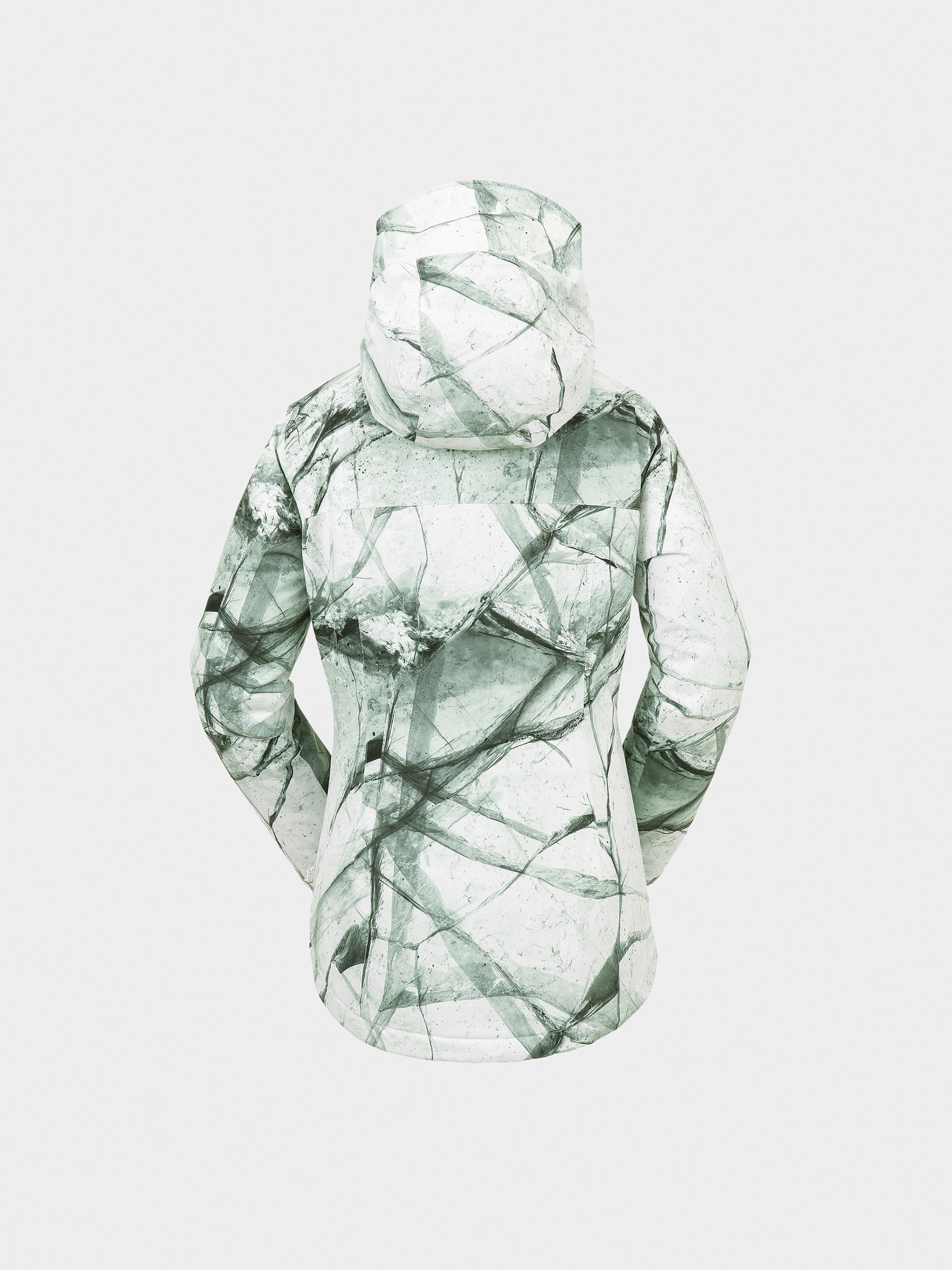 Womens Volcom Bolt Ins Snowboard jacket (white ice)