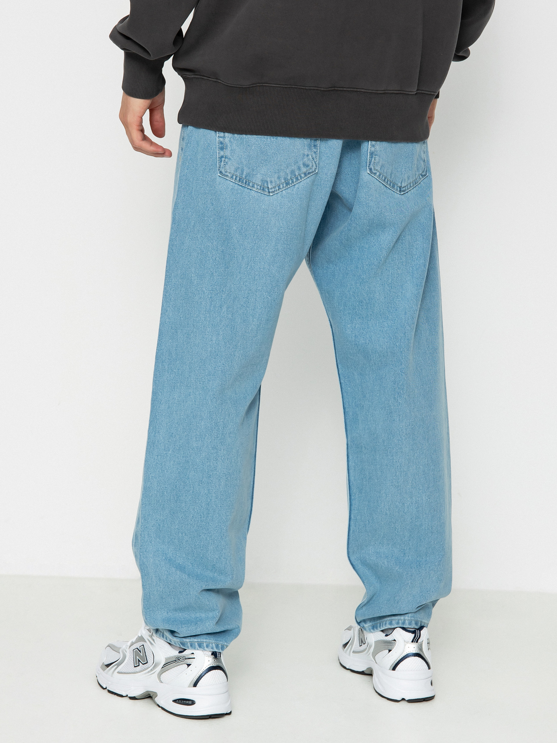 MassDnm Slang Jeans Baggi Fit Hose (Light Blue Stone Wash)
