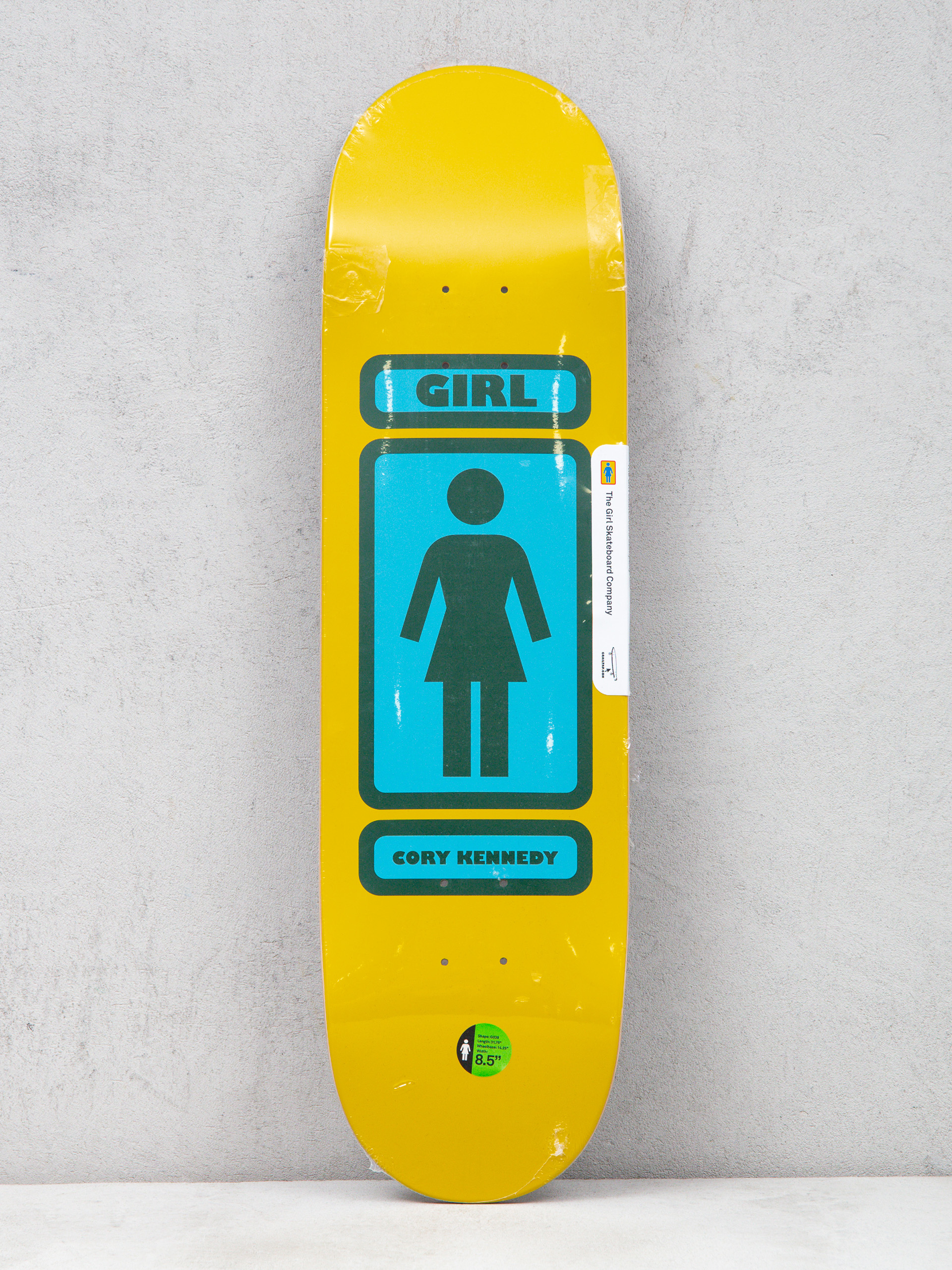 Girl Skateboard Kennedy 93 Til Deck (yellow)