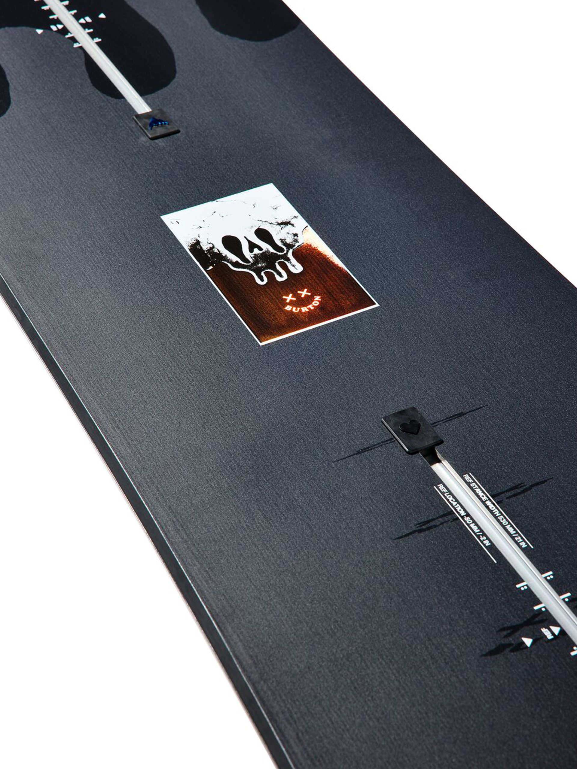 Burton Skeleton Key Snowboard - white, black