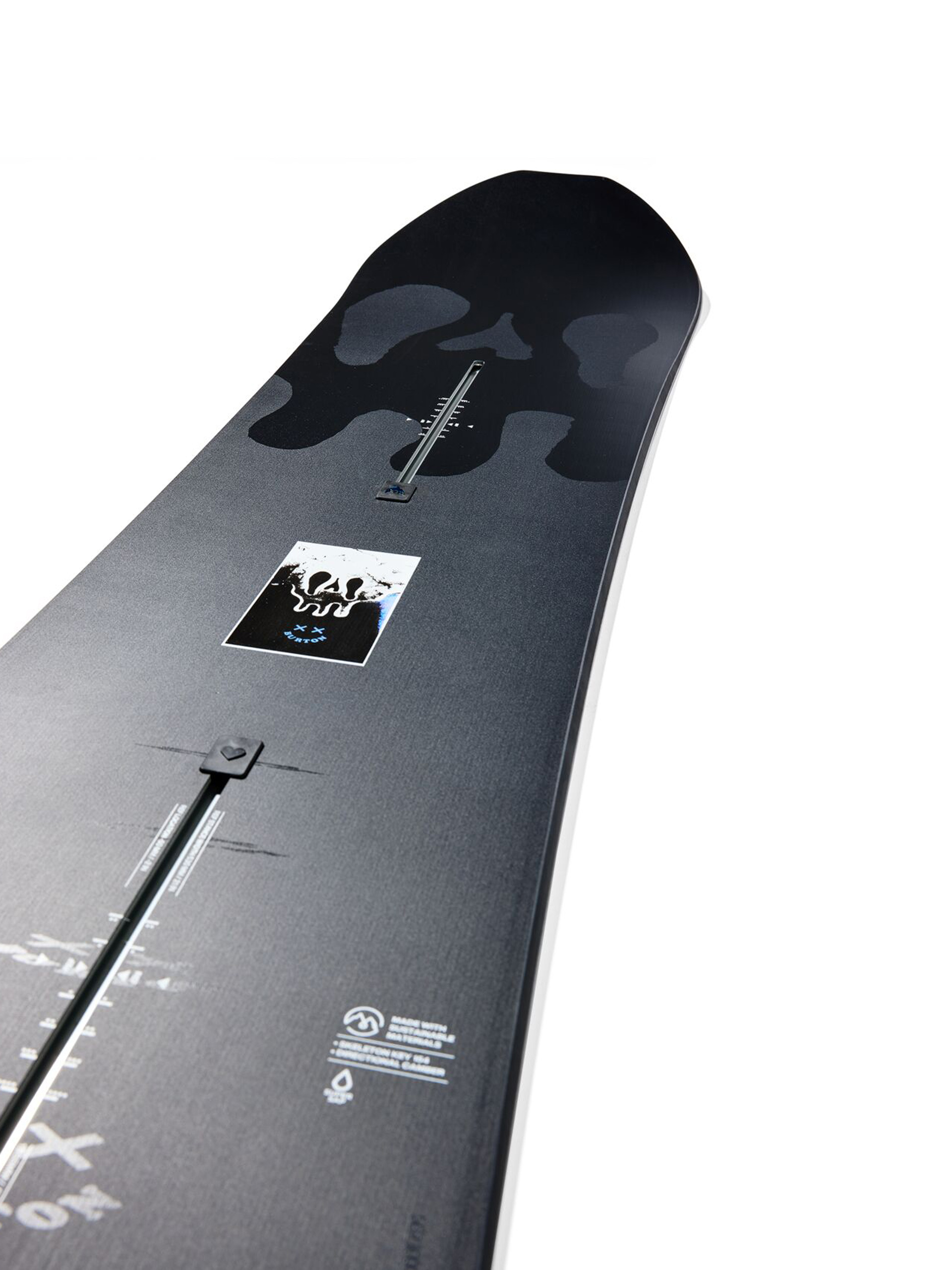 Burton Skeleton Key Snowboard - white, black