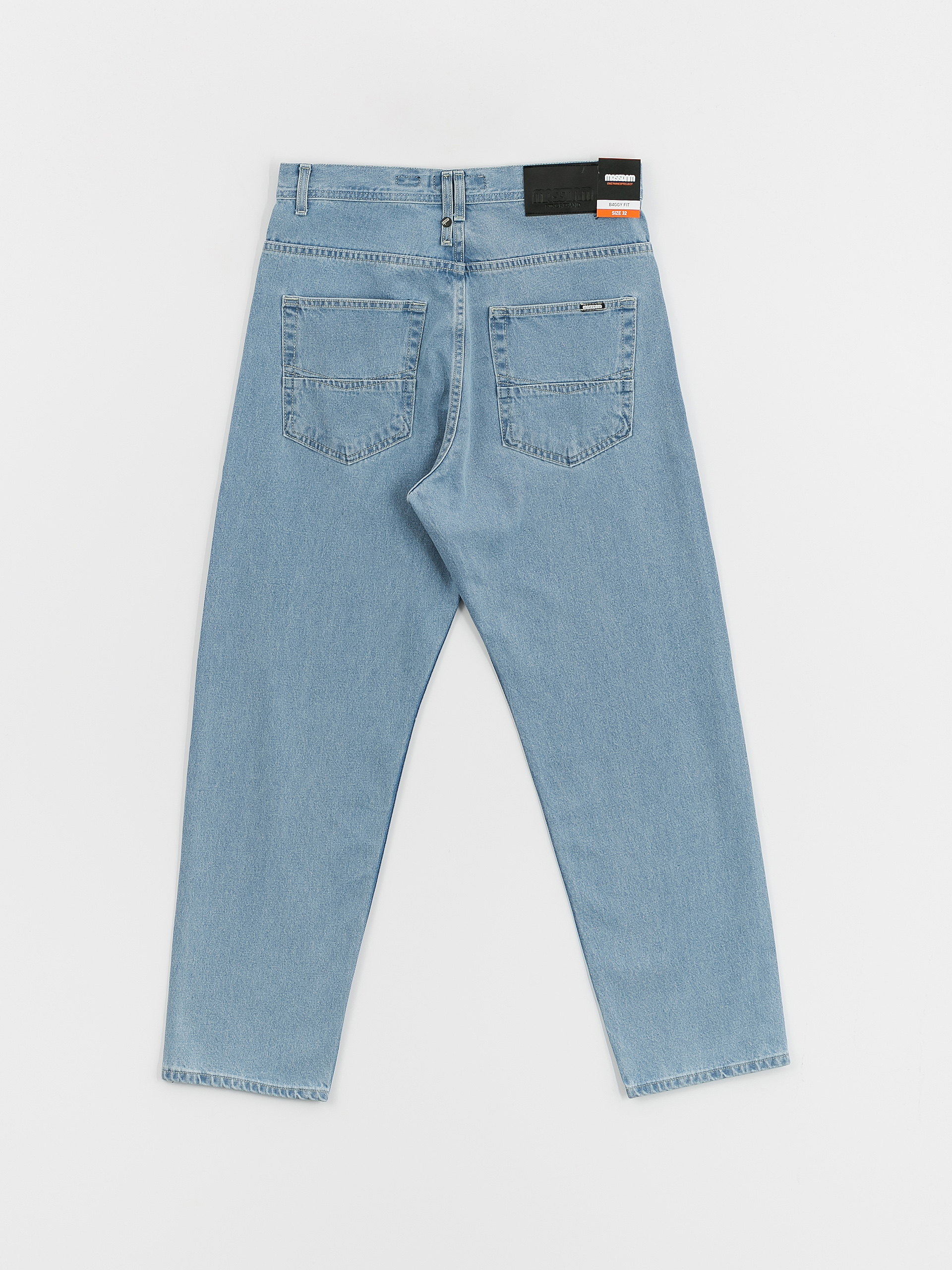 MassDnm Slang Jeans Baggi Fit Hose (Light Blue Stone Wash)