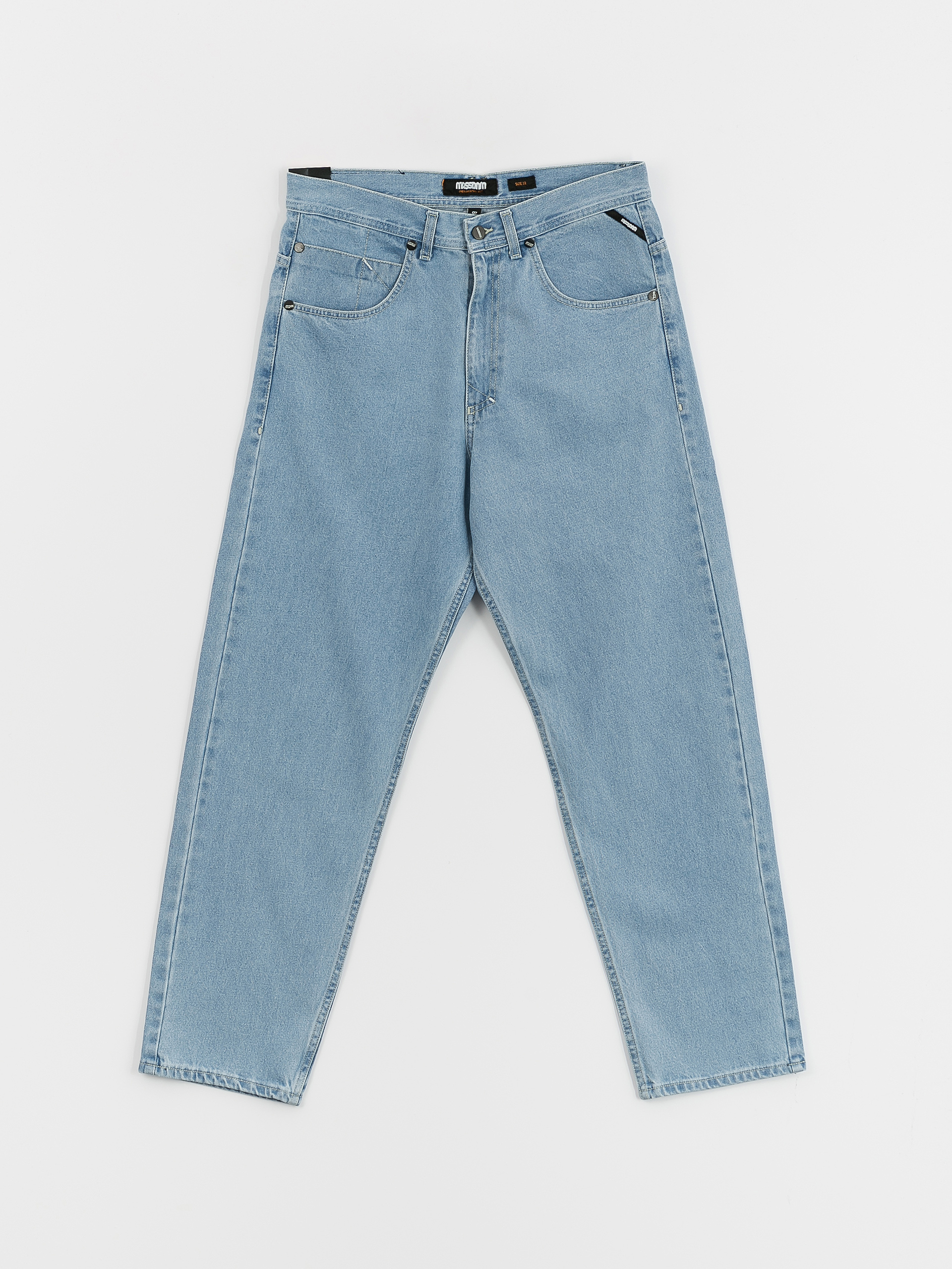 MassDnm Slang Jeans Baggi Fit Hose (Light Blue Stone Wash)
