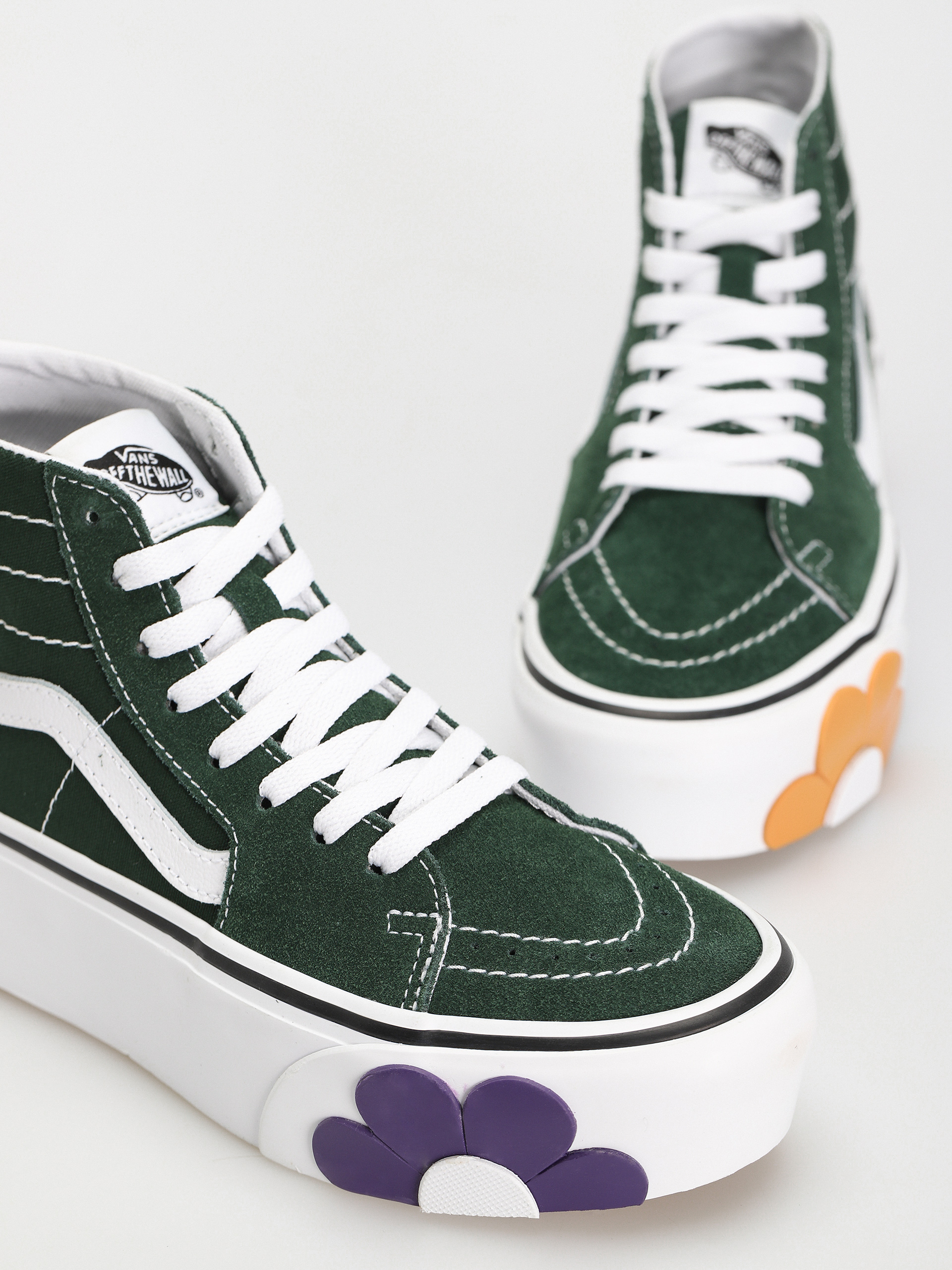 Vans Sk8 Hi Tapered Stackform Osf Shoes (green/multi)