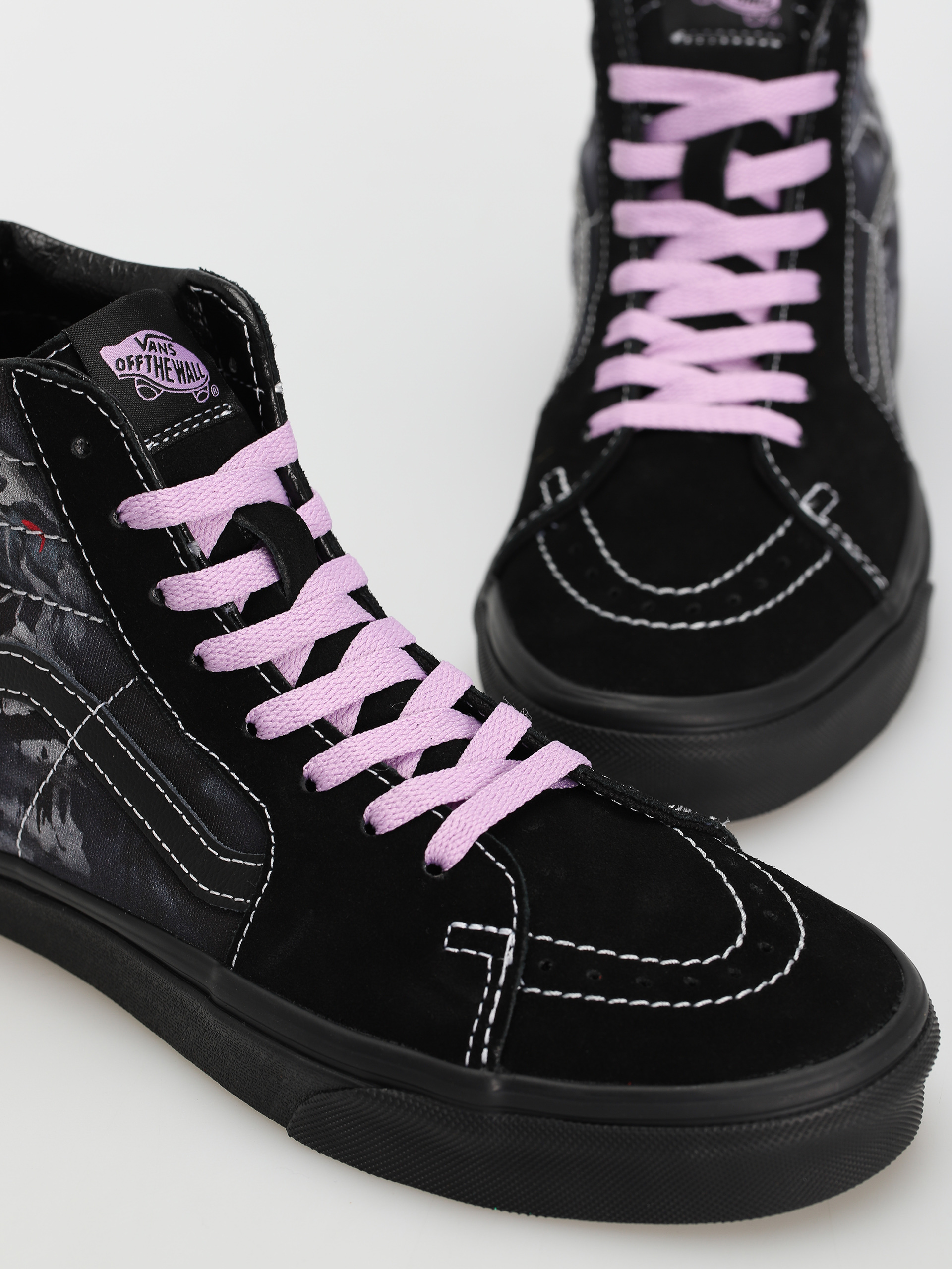 Vans Sk8 Hi Shoes (midnight shift black/black)