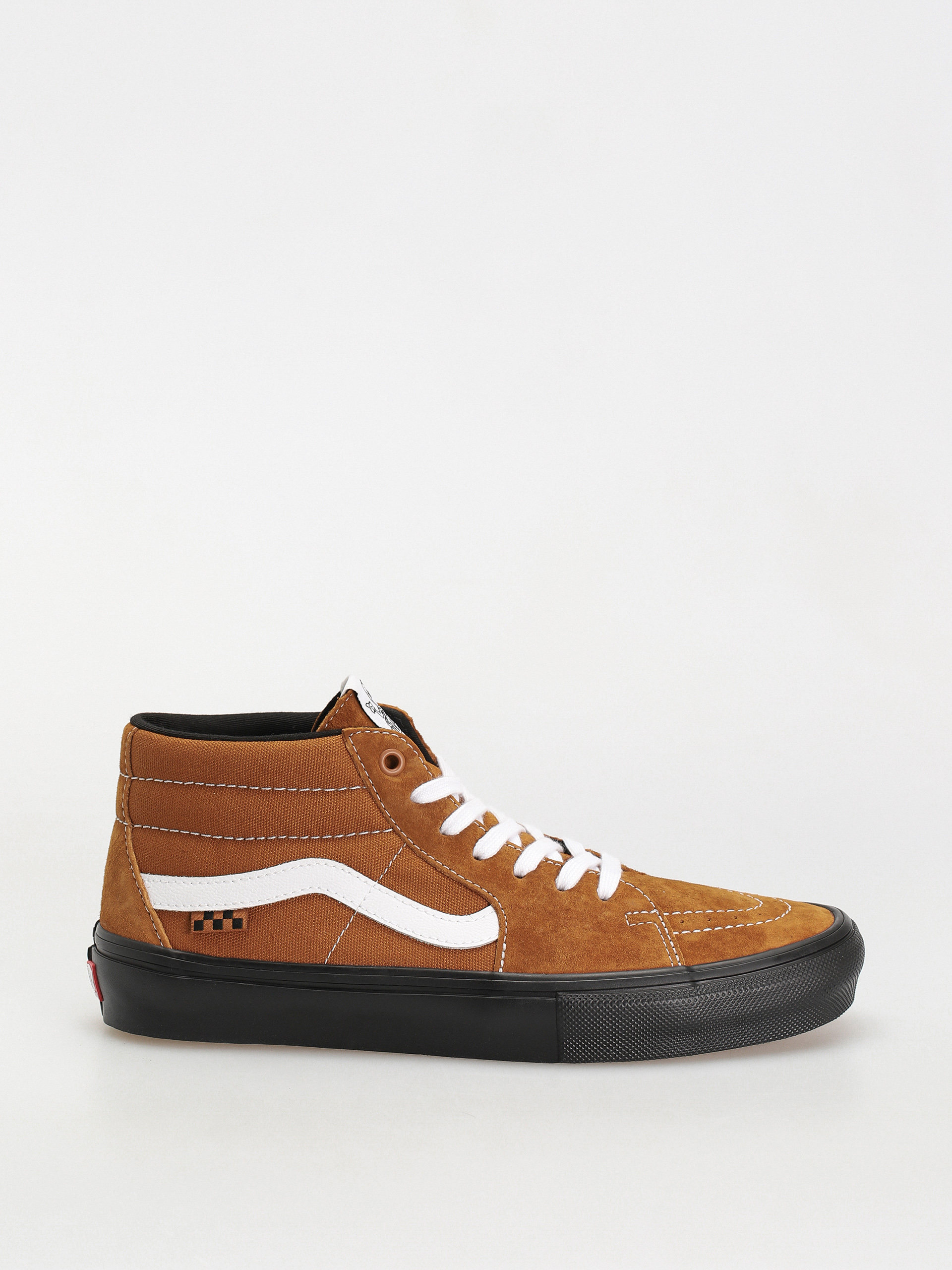 Vans Skate Grosso Mid Shoes brown (pig suede brown/black) - Main Image