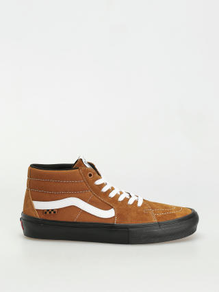 Vans Skate Grosso Mid Shoes (pig suede brown/black)