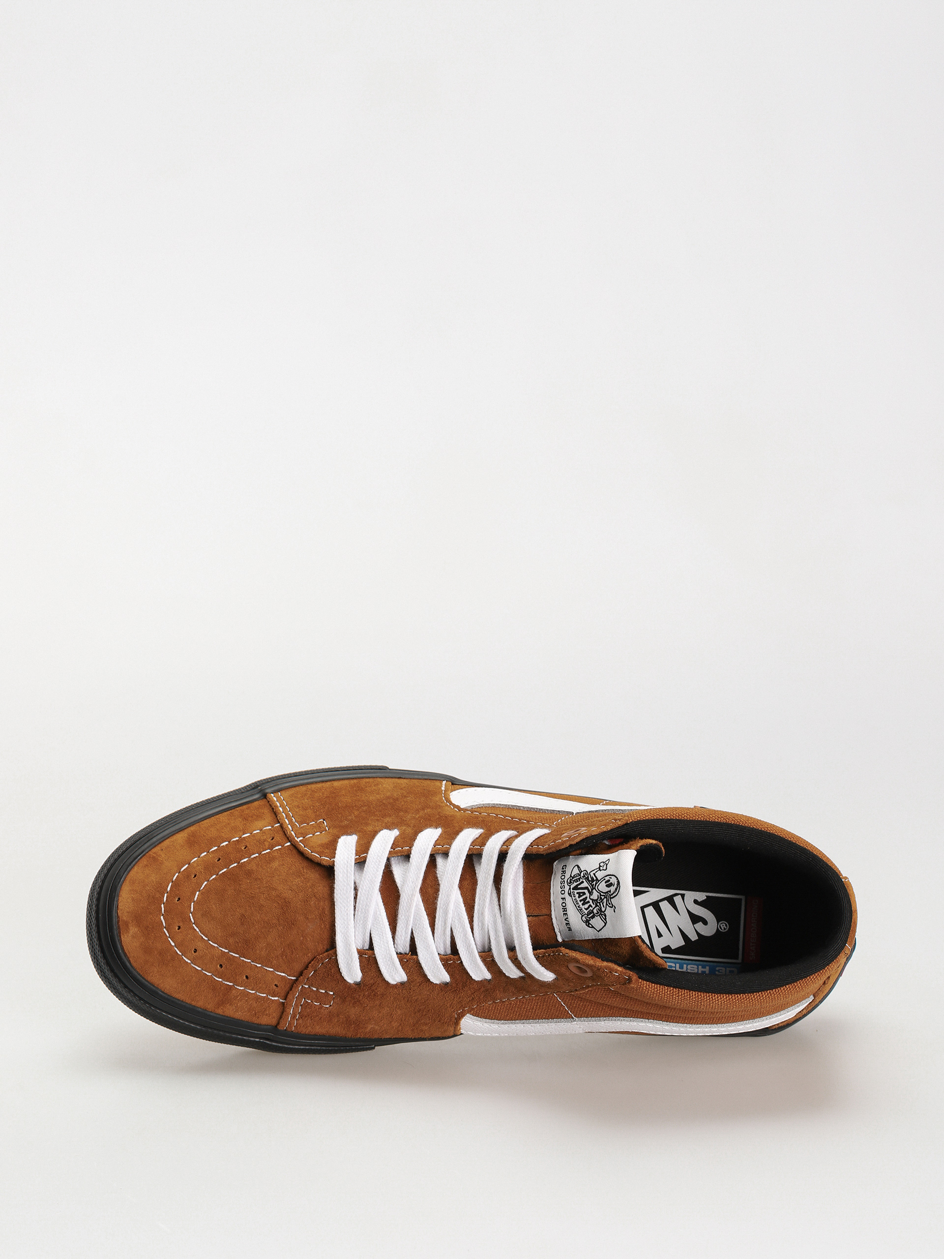 Vans Skate Grosso Mid Shoes (pig suede brown/black)