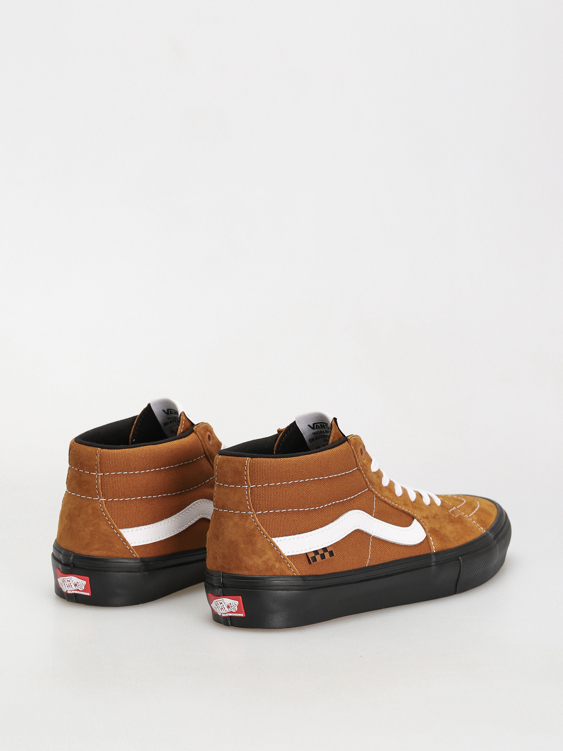 Vans Skate Grosso Mid Shoes (pig suede brown/black)