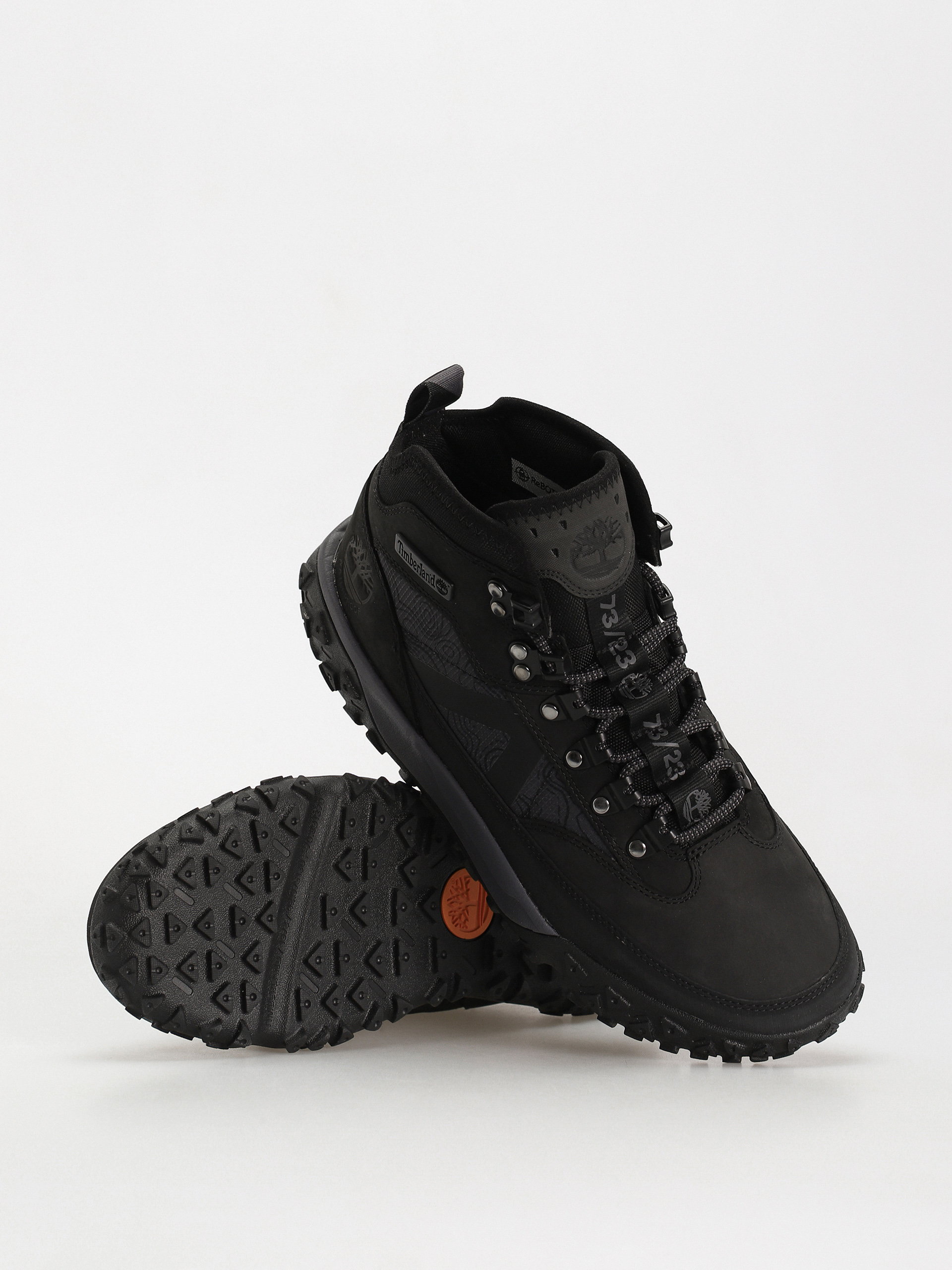 Timberland Gs Motion 6 Mid F/L Wp Shoes (black nubuck)