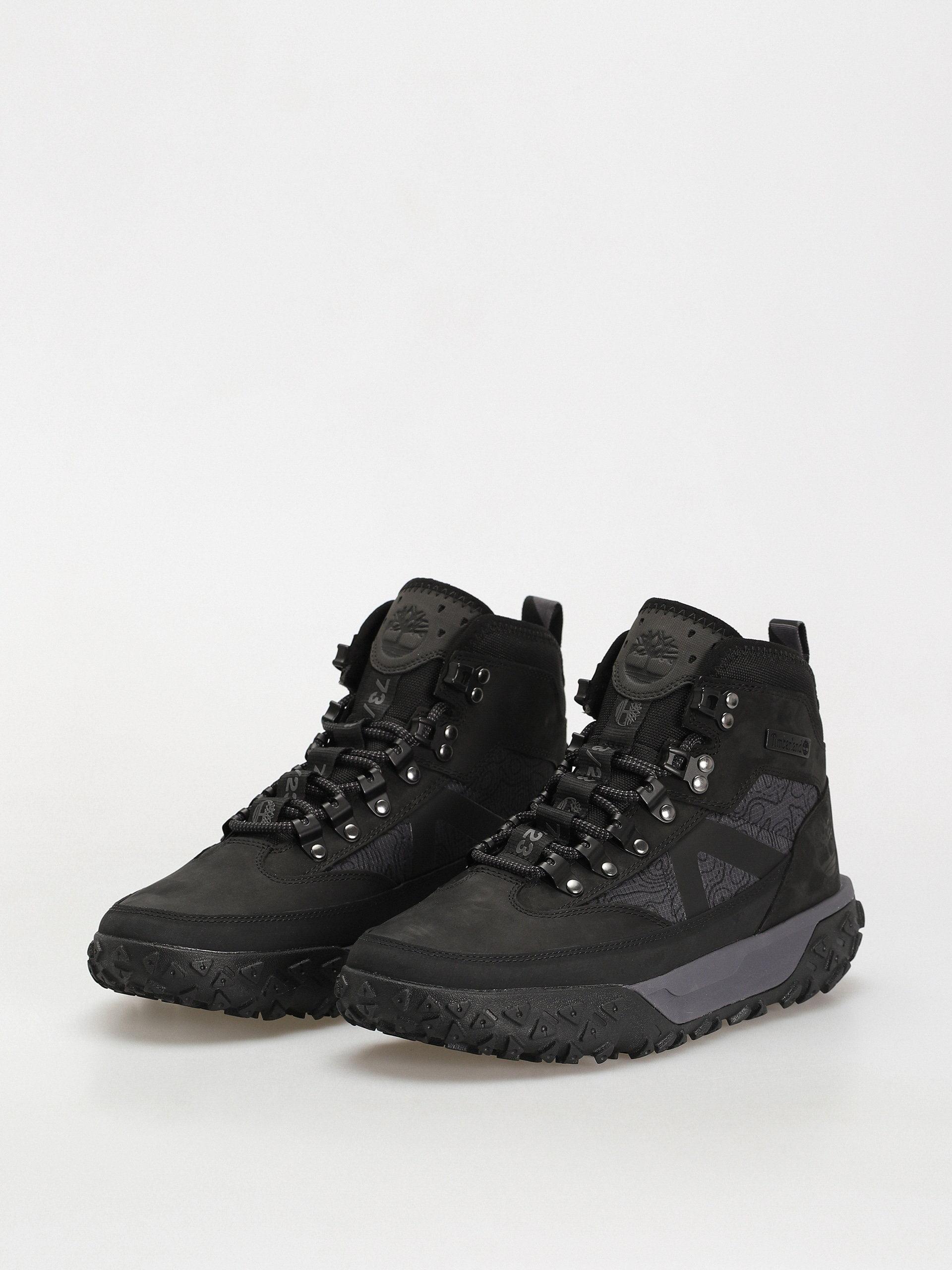 Timberland Gs Motion 6 Mid F/L Wp Shoes (black nubuck)