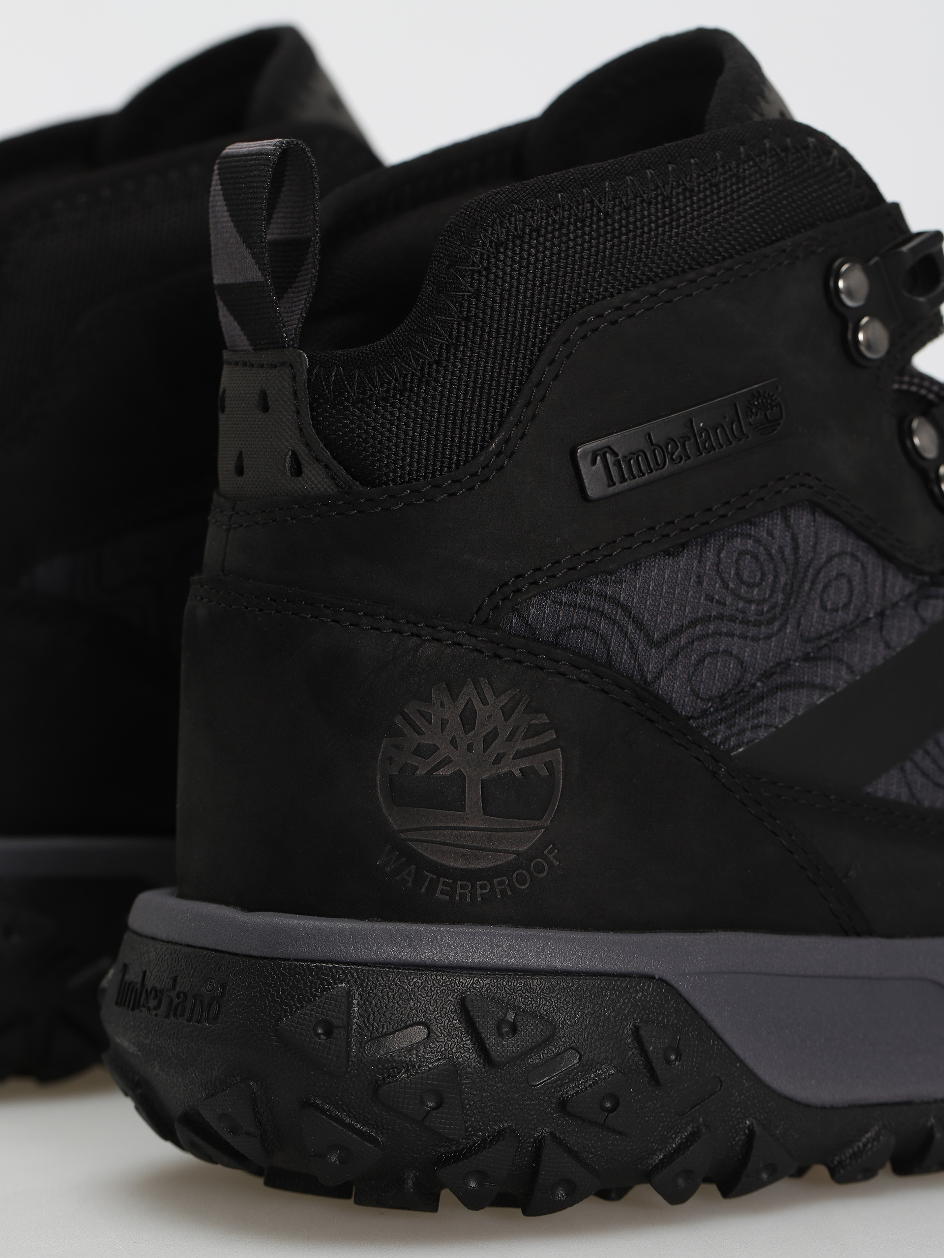 Timberland Gs Motion 6 Mid F/L Wp Shoes (black nubuck)