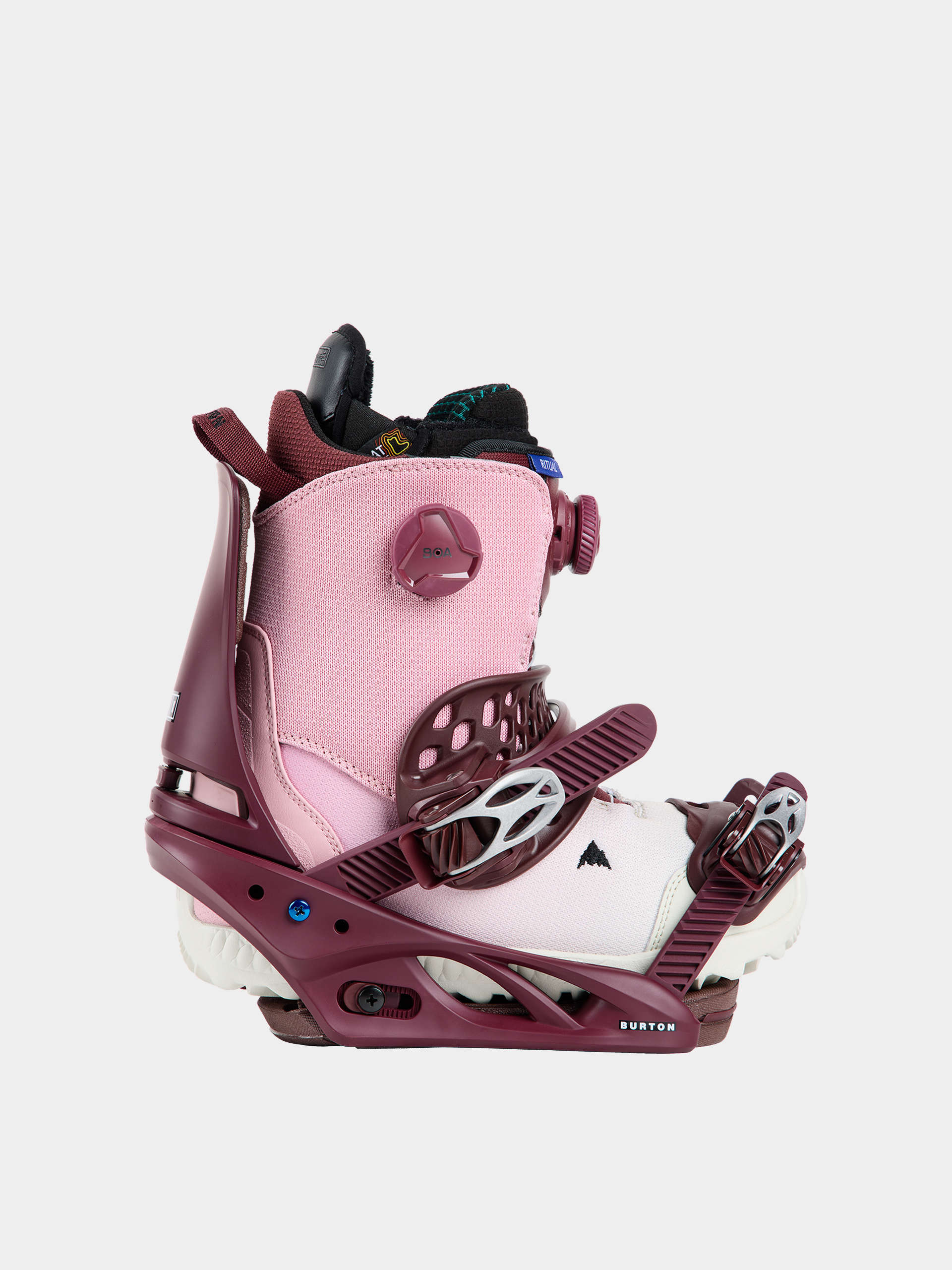 Womens Burton Lexa X Reflex Snowboard bindings (almandine)