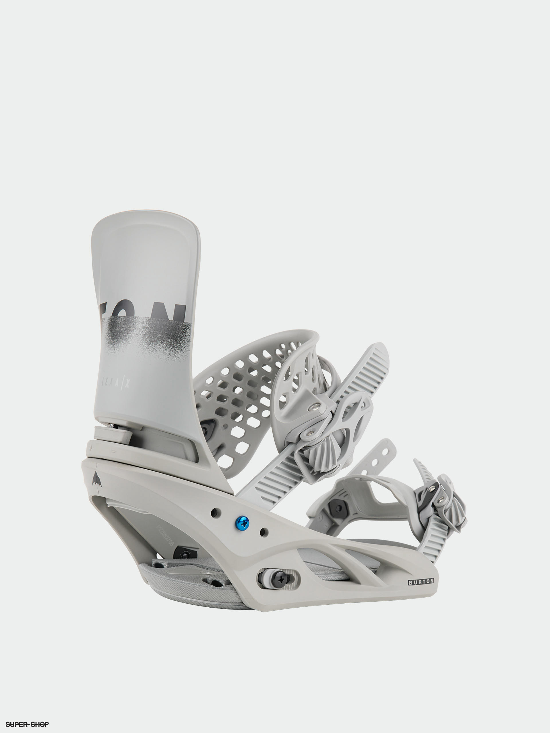 Burton Lexa X Reflex Snowboard bindings Wmn (gray/logo)